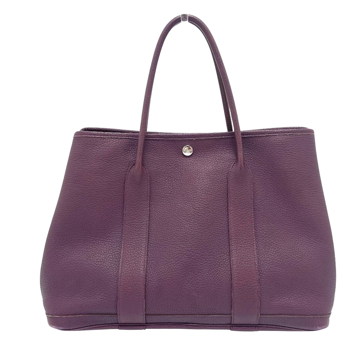 Hermès, Purple, Leather, tote