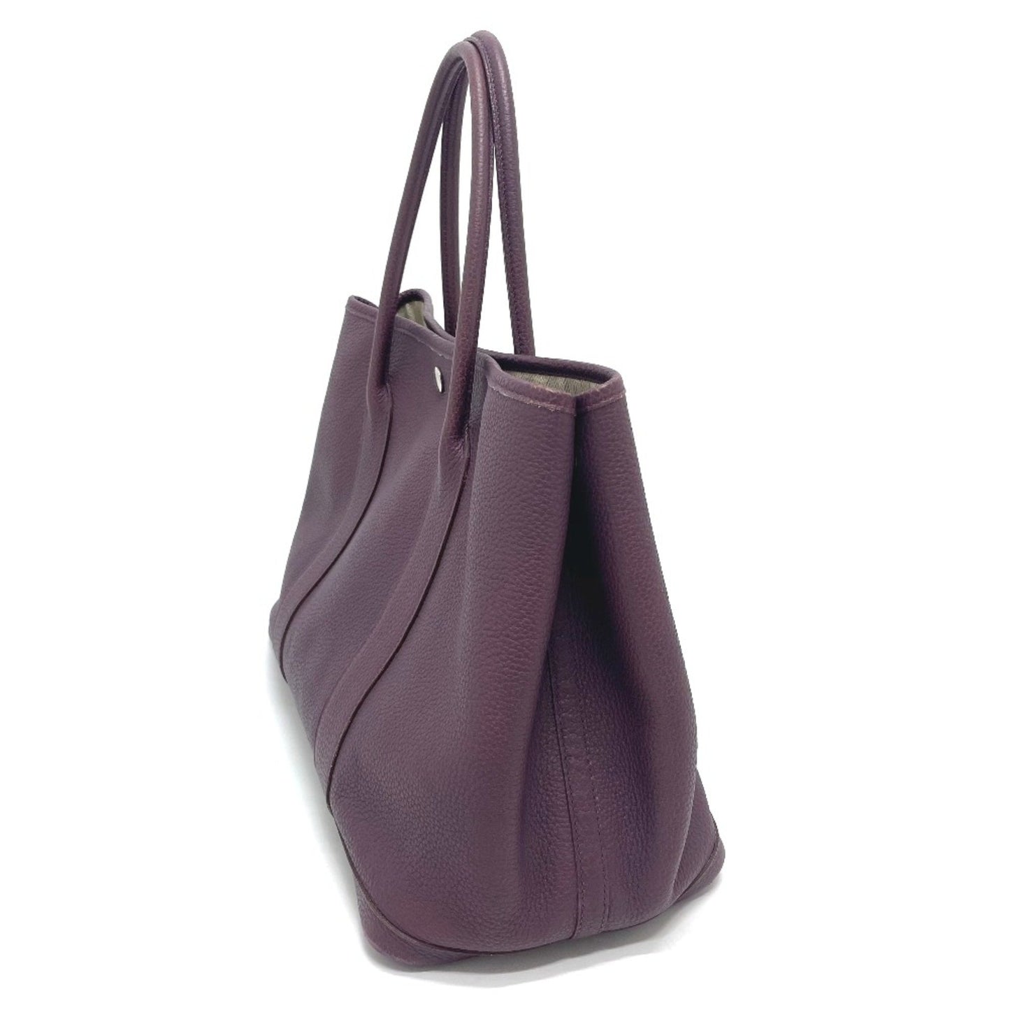 Hermès, Purple, Leather, tote