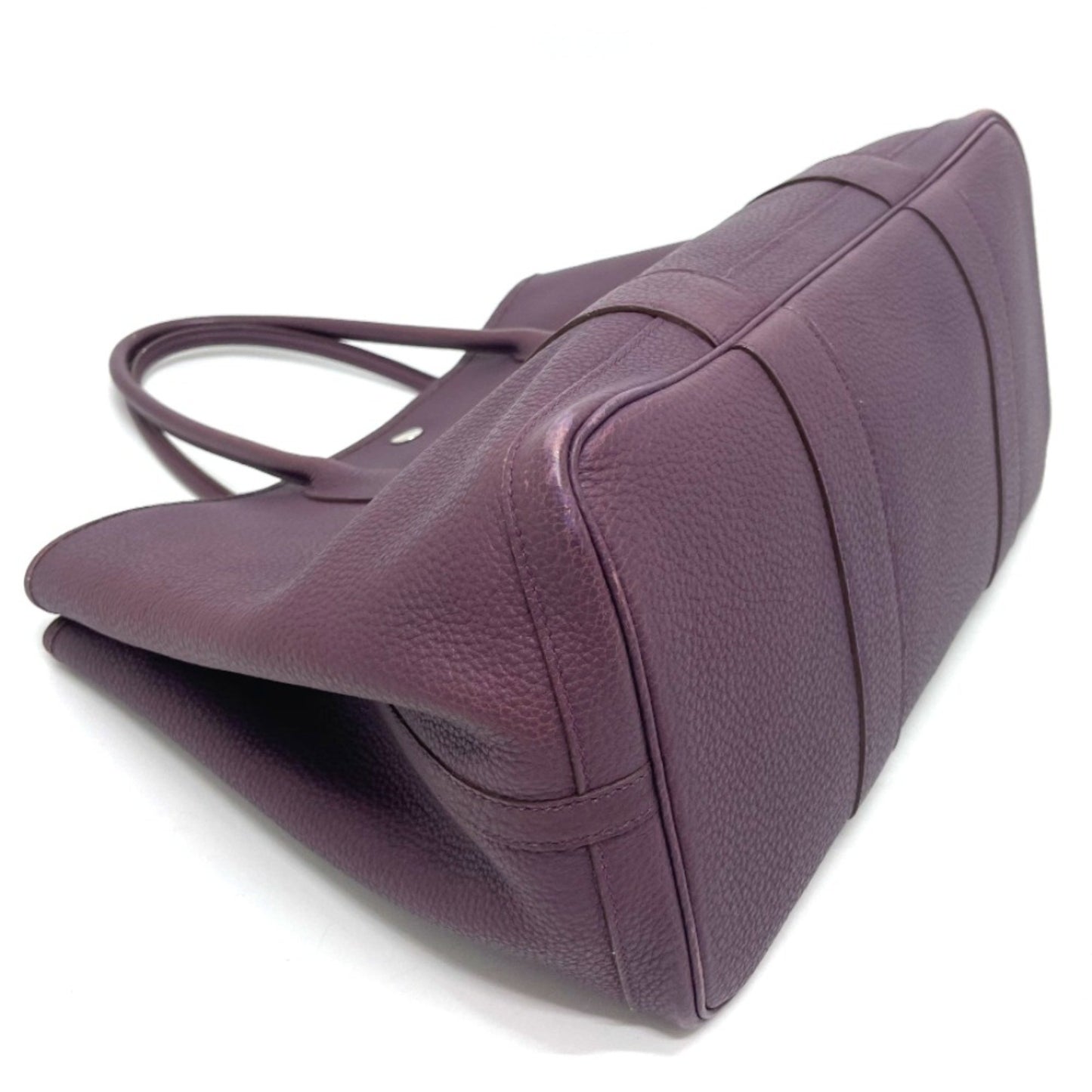 Hermès, Purple, Leather, tote
