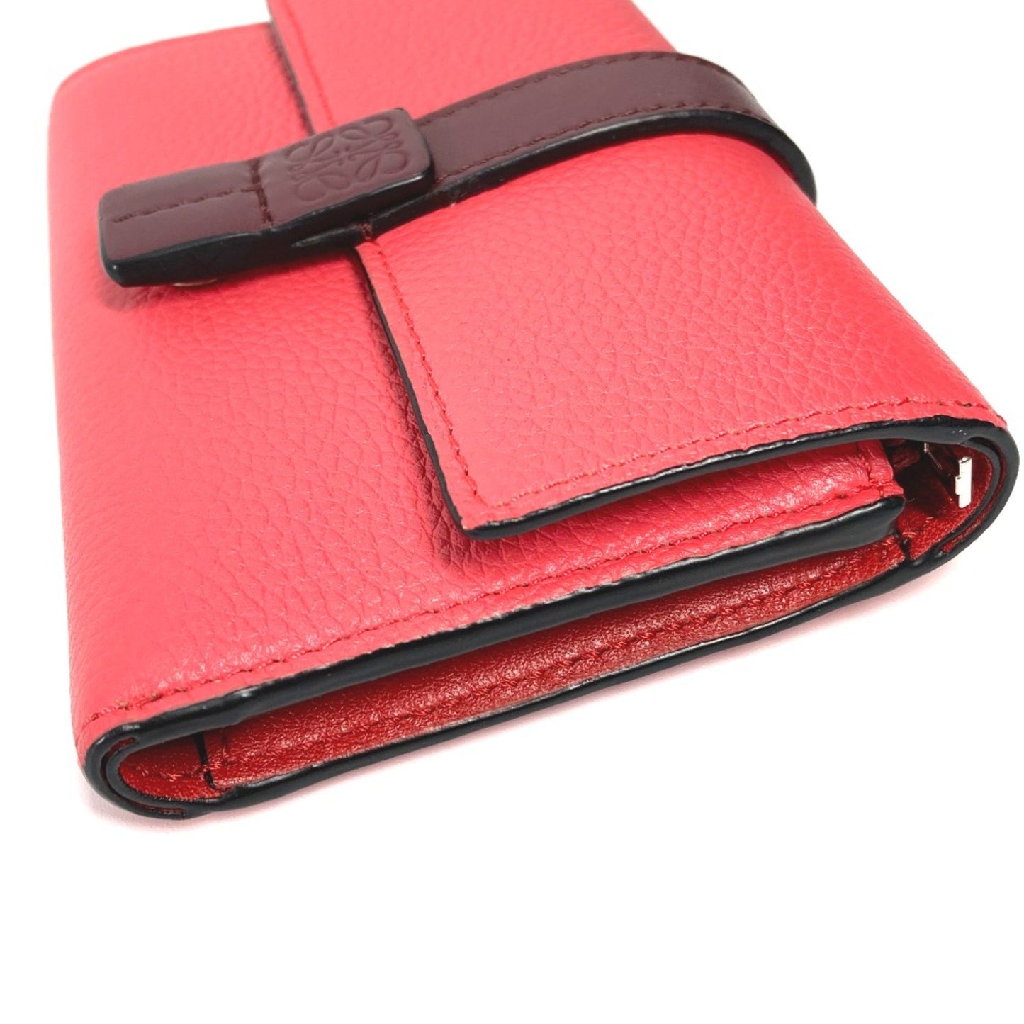 Loewe Trifold Wallet, Pink, Leather, wallet
