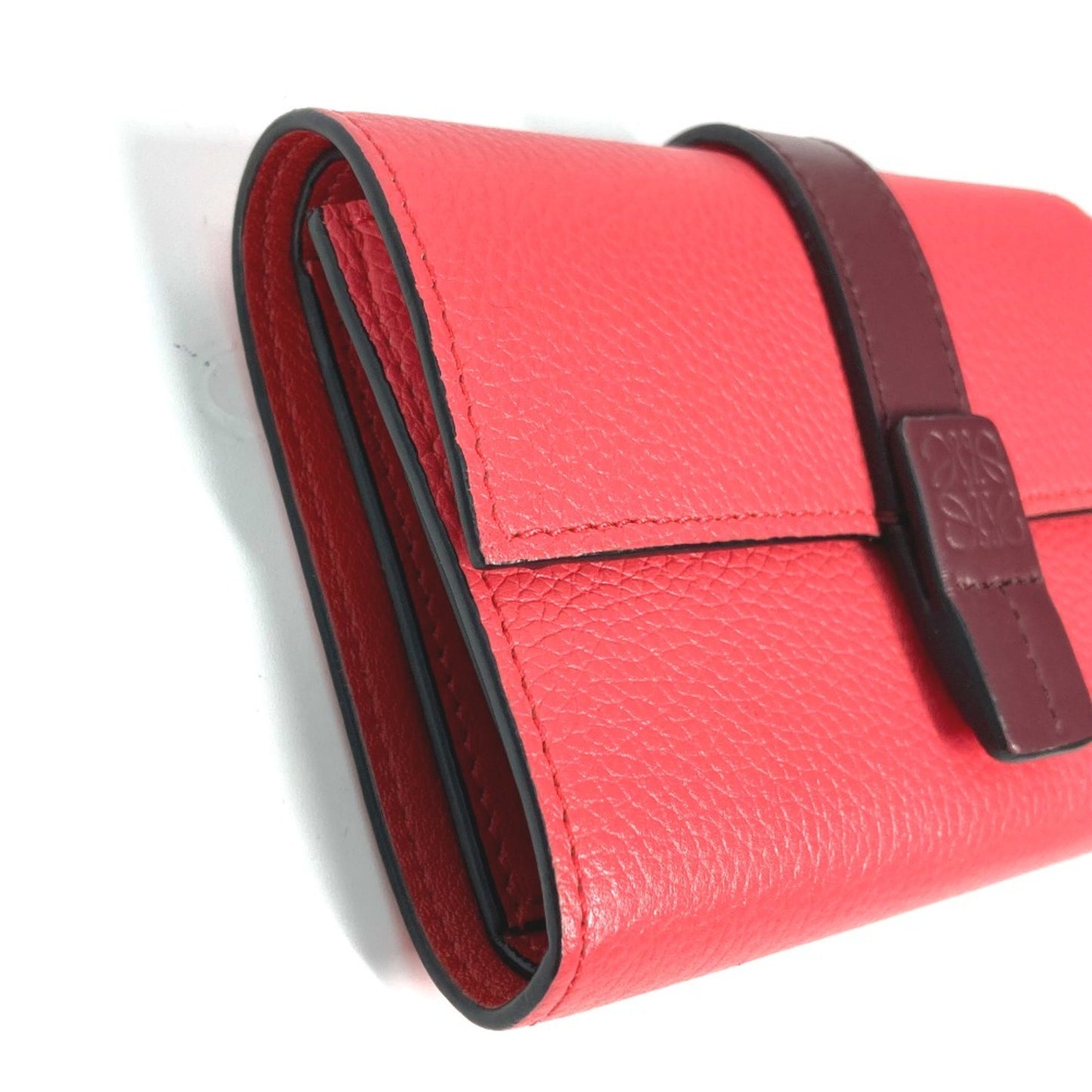 Loewe Trifold Wallet, Pink, Leather, wallet