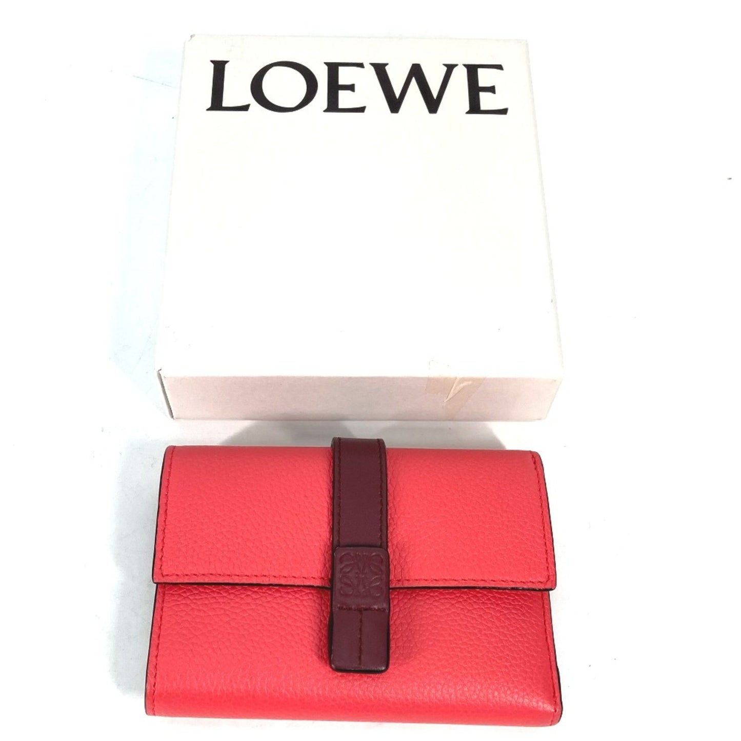 Loewe Trifold Wallet, Pink, Leather, wallet