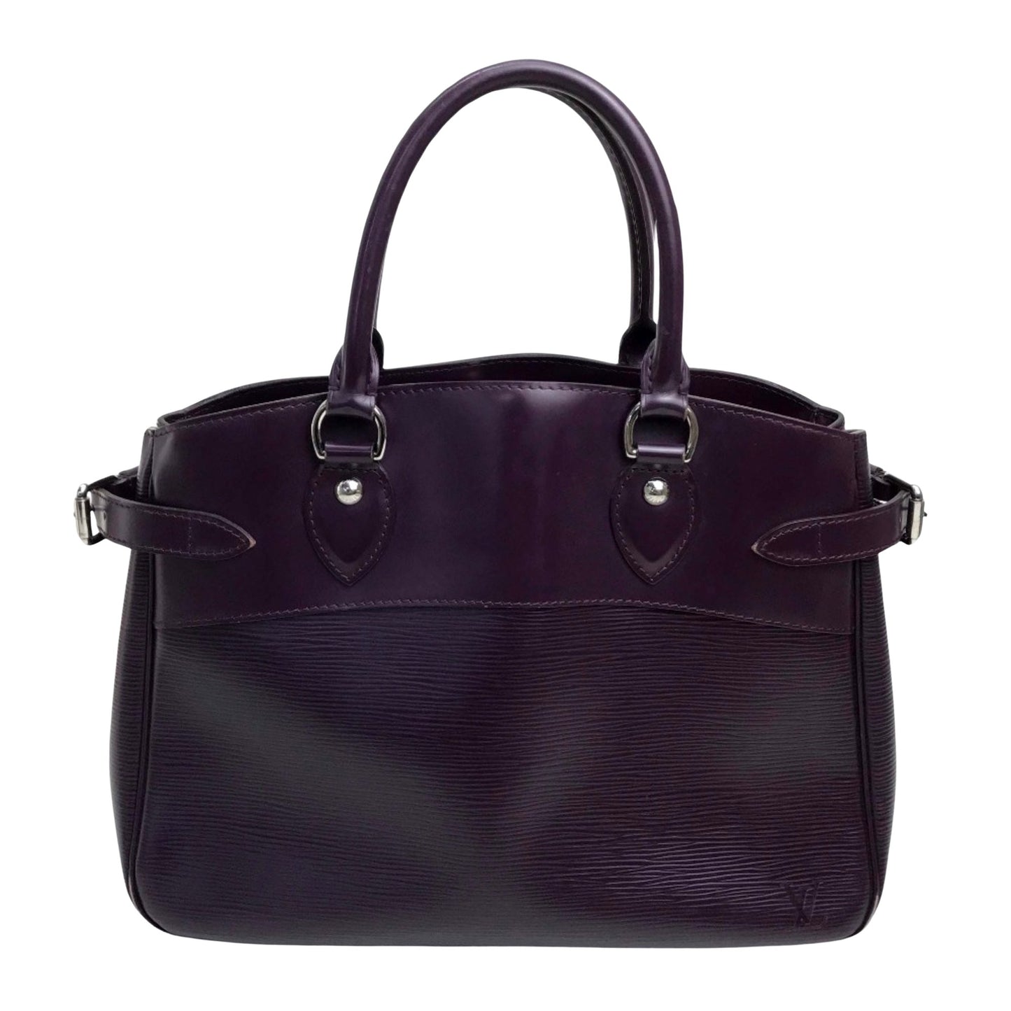 Louis Vuitton Passy, Purple, Leather, handbag
