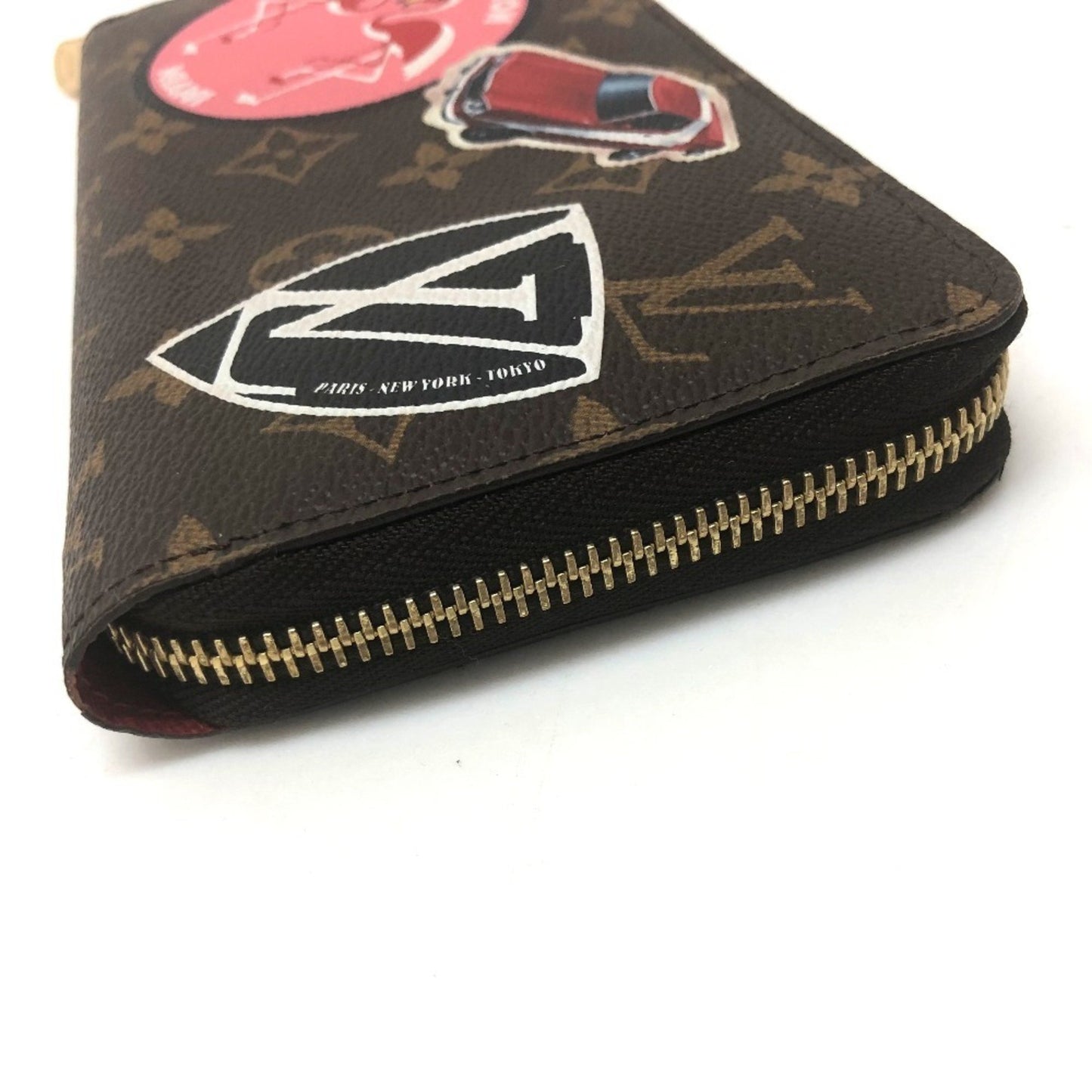 Louis Vuitton Portefeuille zippy, Brown, Canvas, wallet