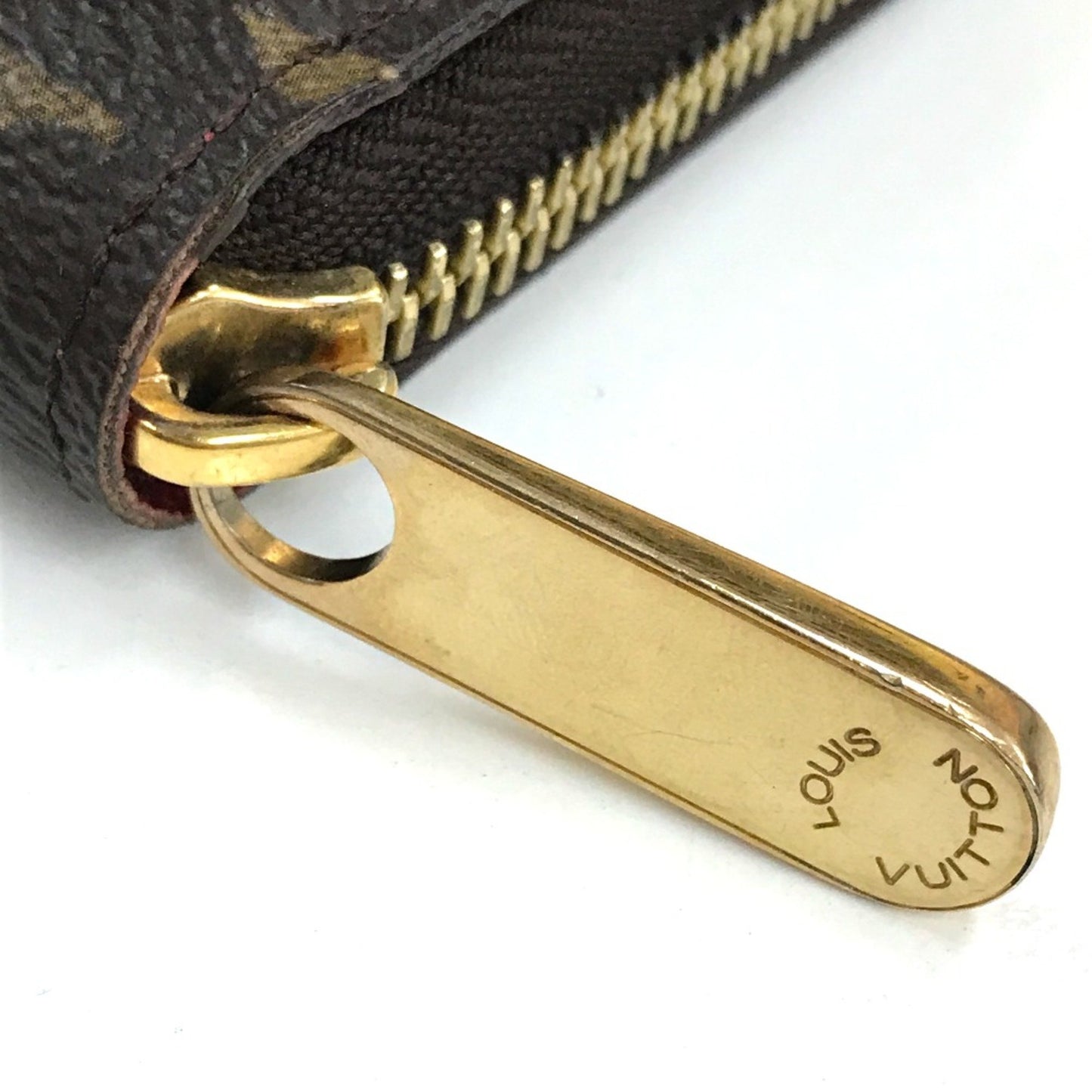 Louis Vuitton Portefeuille zippy, Brown, Canvas, wallet