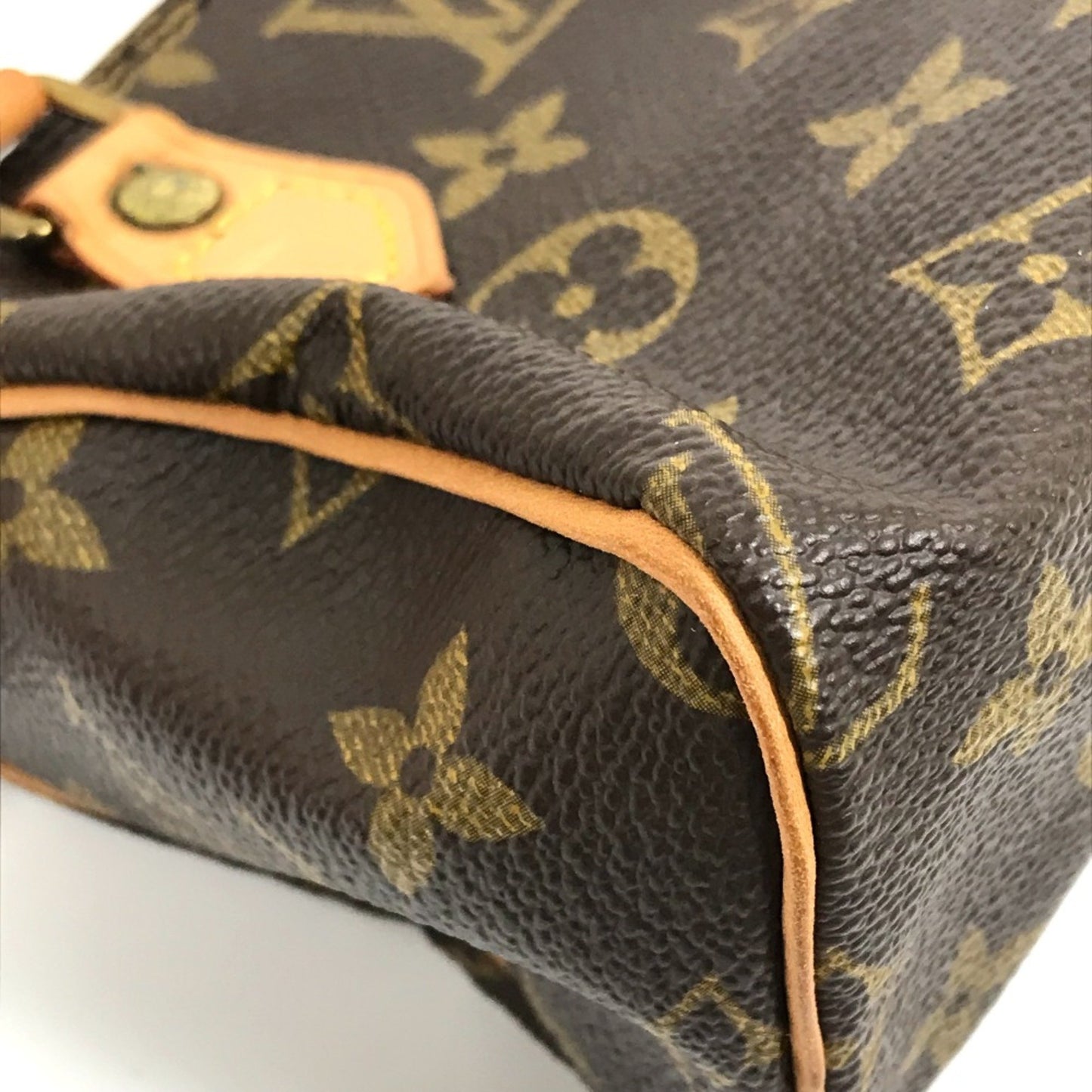 Louis Vuitton Mini speedy, Brown, Canvas, handbag