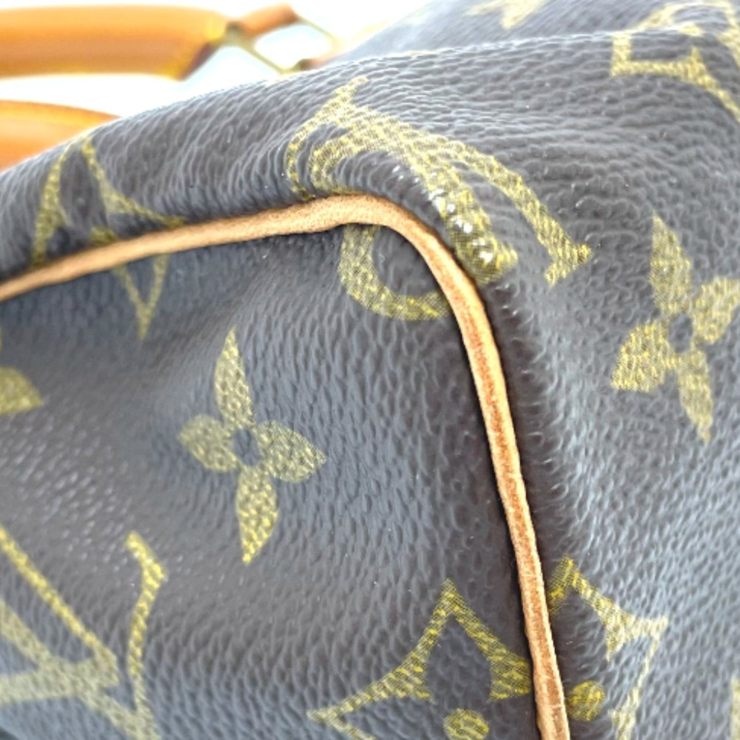 Louis Vuitton Mini speedy, Brown, Canvas, handbag