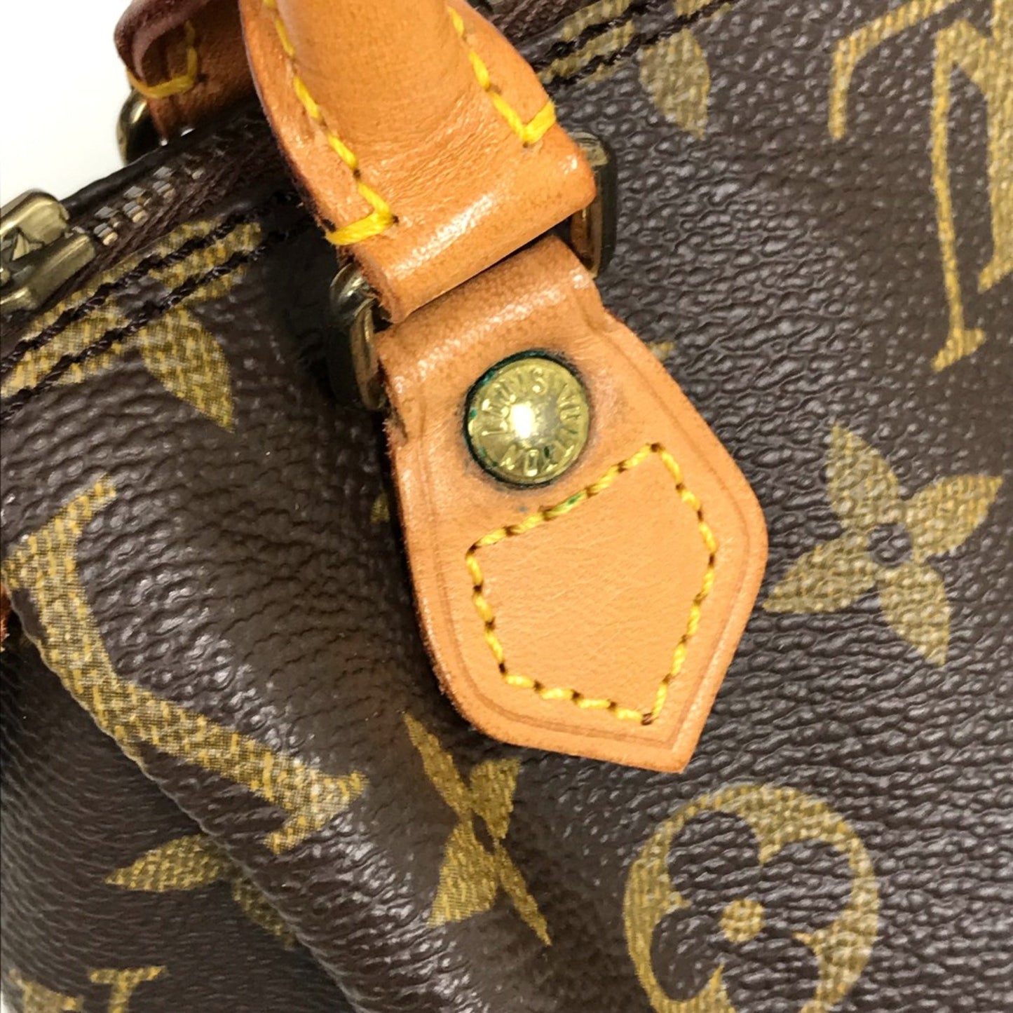 Louis Vuitton Mini speedy, Brown, Canvas, handbag