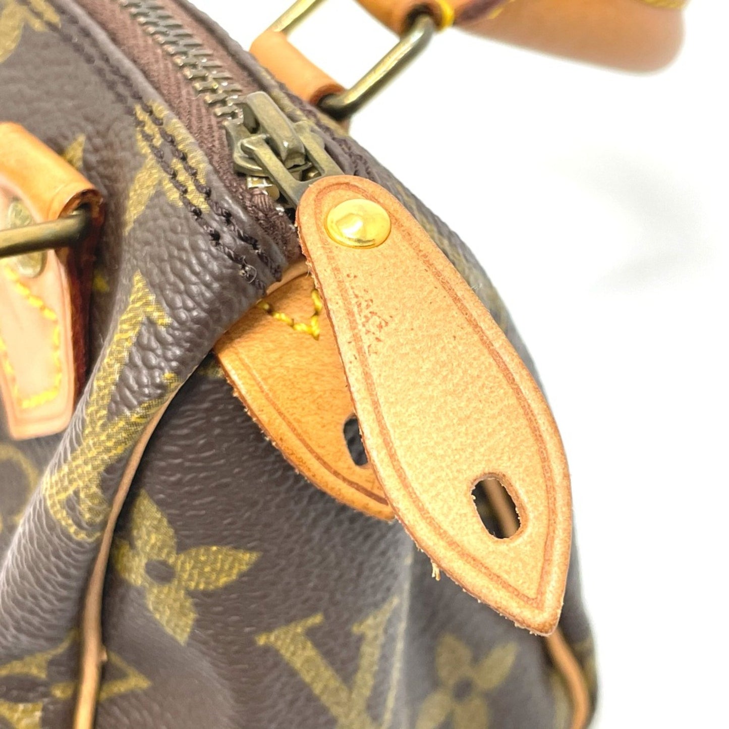 Louis Vuitton Mini speedy, Brown, Canvas, handbag