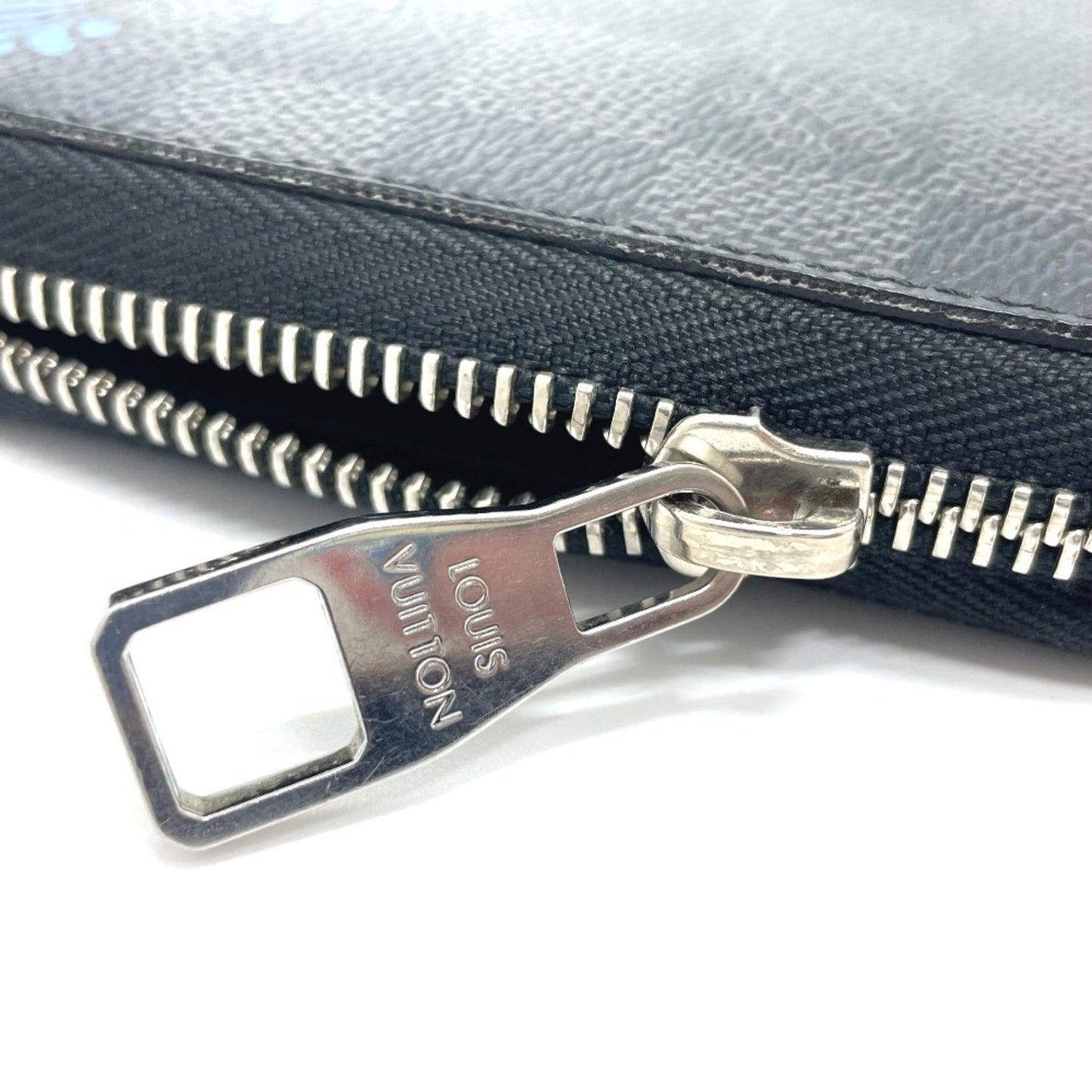 Louis Vuitton Zippy organizer, Black, Canvas, wallet