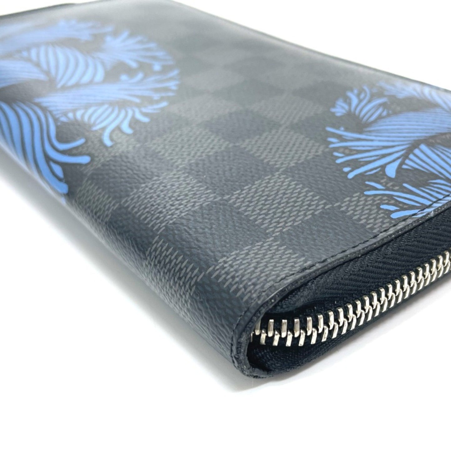 Louis Vuitton Zippy organizer, Black, Canvas, wallet