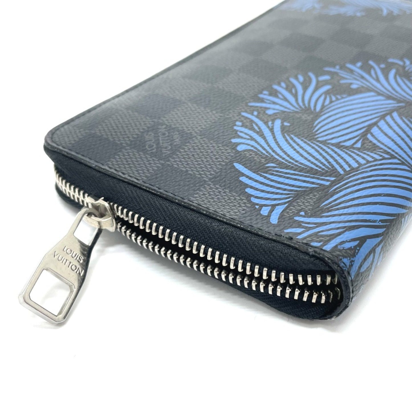 Louis Vuitton Zippy organizer, Black, Canvas, wallet