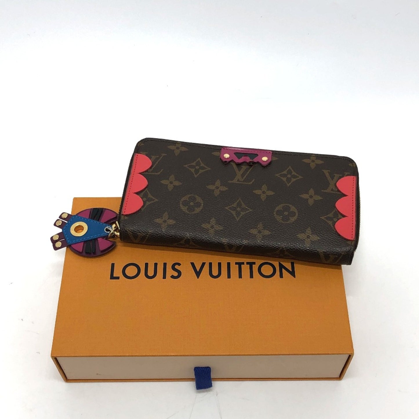 Louis Vuitton Zippy wallet, Brown, Canvas, wallet
