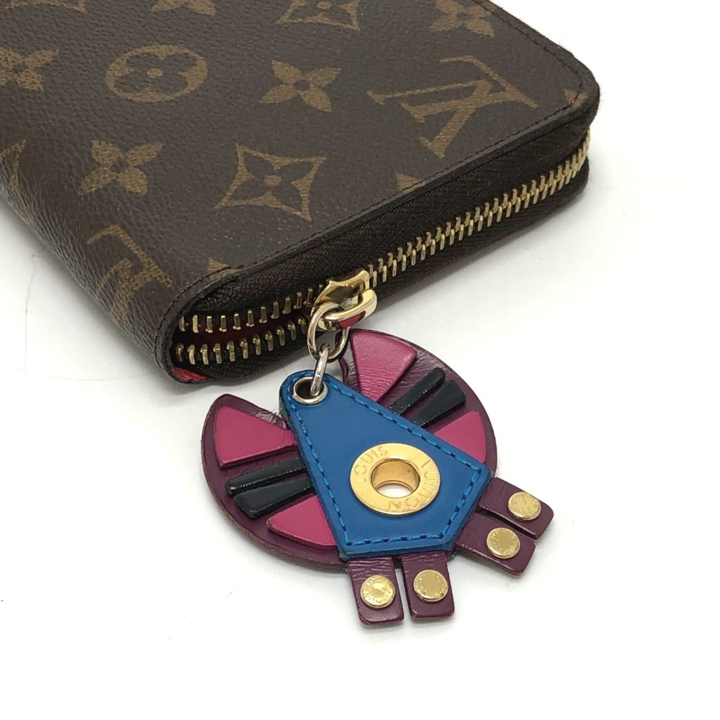 Louis Vuitton Zippy wallet, Brown, Canvas, wallet
