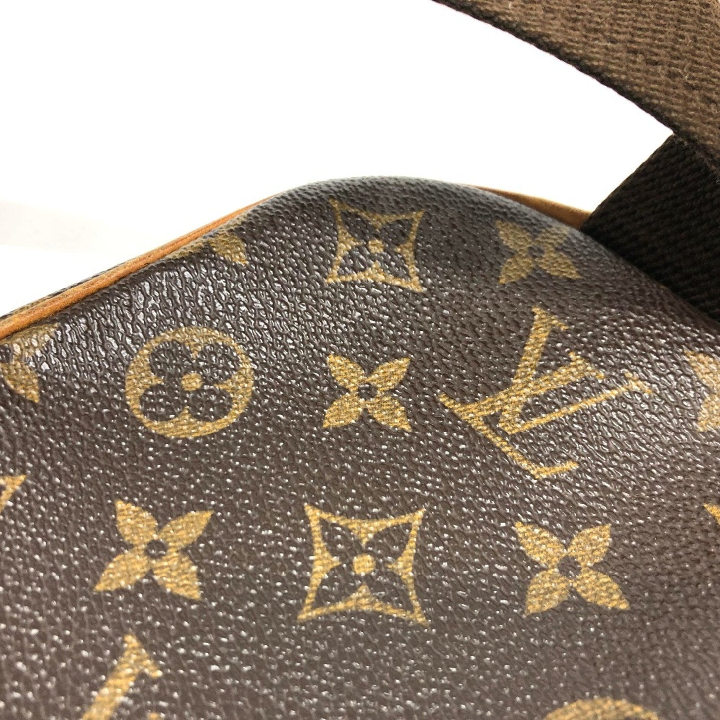 Louis Vuitton Gange, Brown, Canvas, shoulder