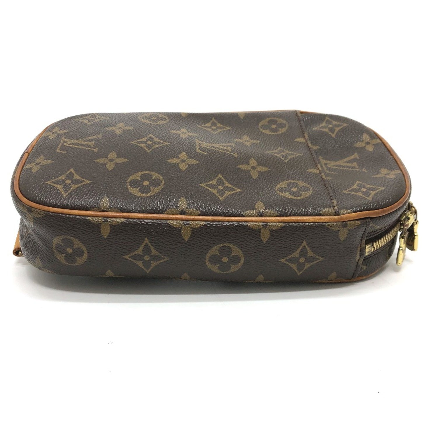 Louis Vuitton Gange, Brown, Canvas, shoulder