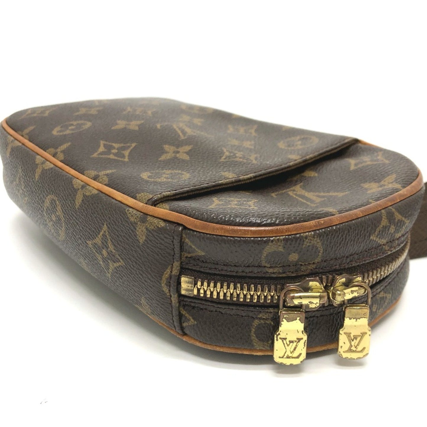 Louis Vuitton Gange, Brown, Canvas, shoulder