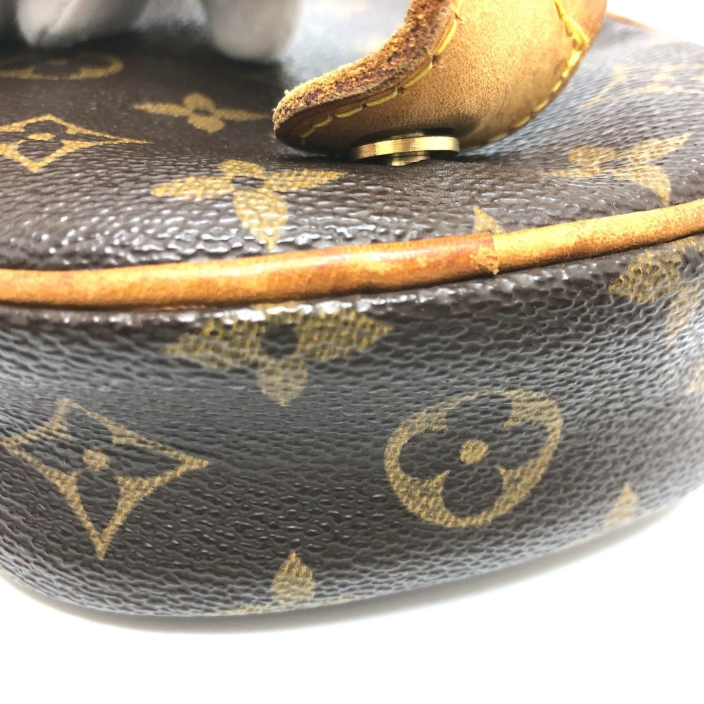 Louis Vuitton Gange, Brown, Canvas, shoulder