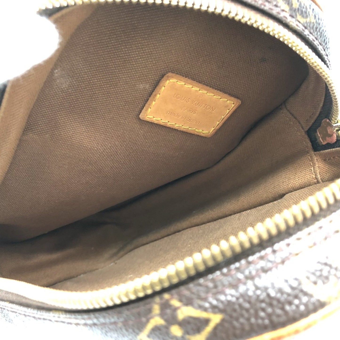 Louis Vuitton Gange, Brown, Canvas, shoulder
