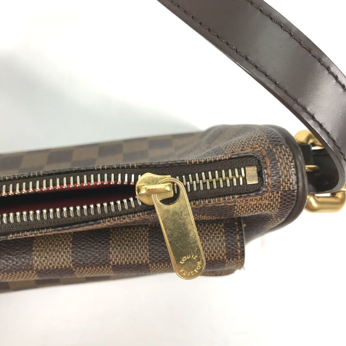 Louis Vuitton Ravello, Brown, Canvas, shoulder