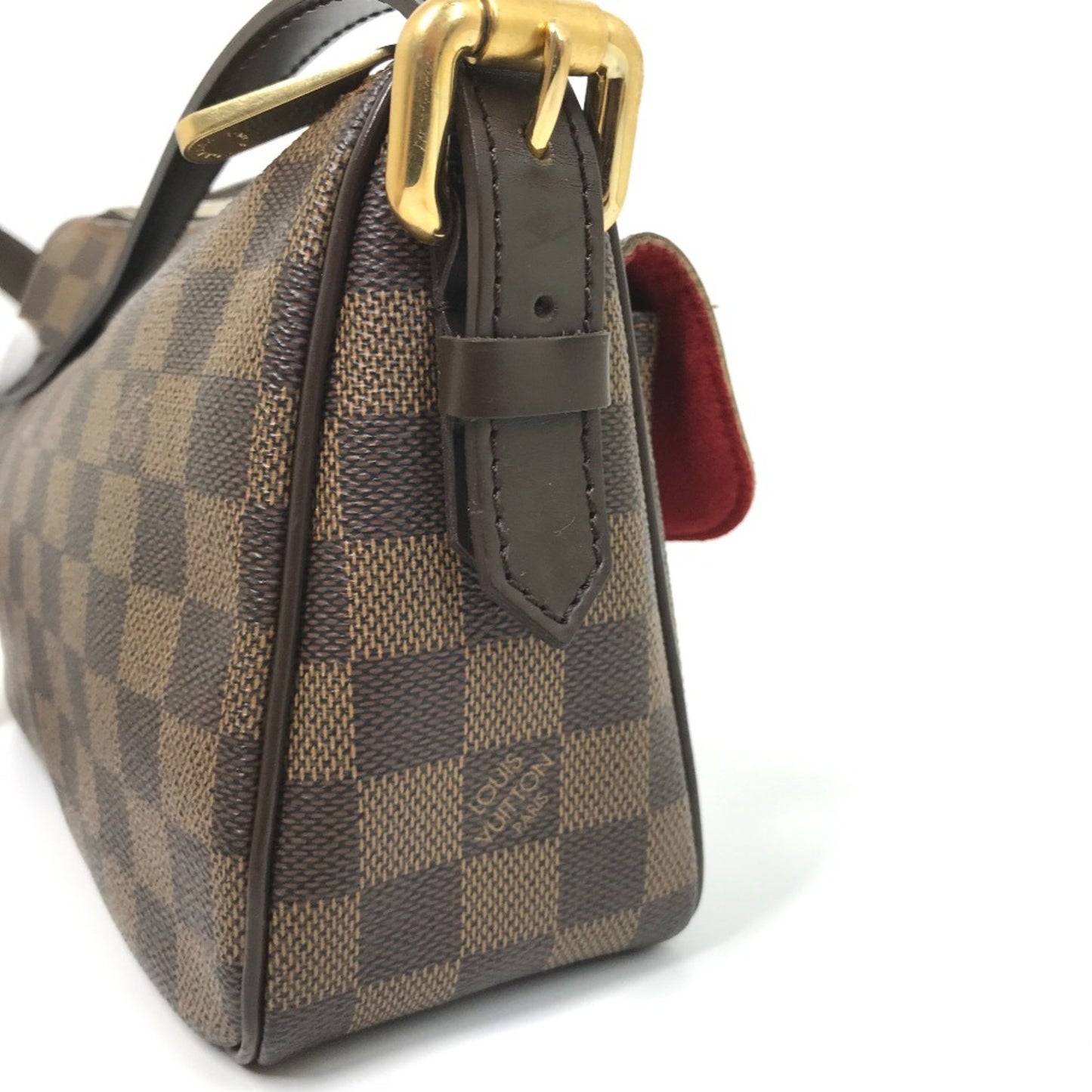 Louis Vuitton Ravello, Brown, Canvas, shoulder