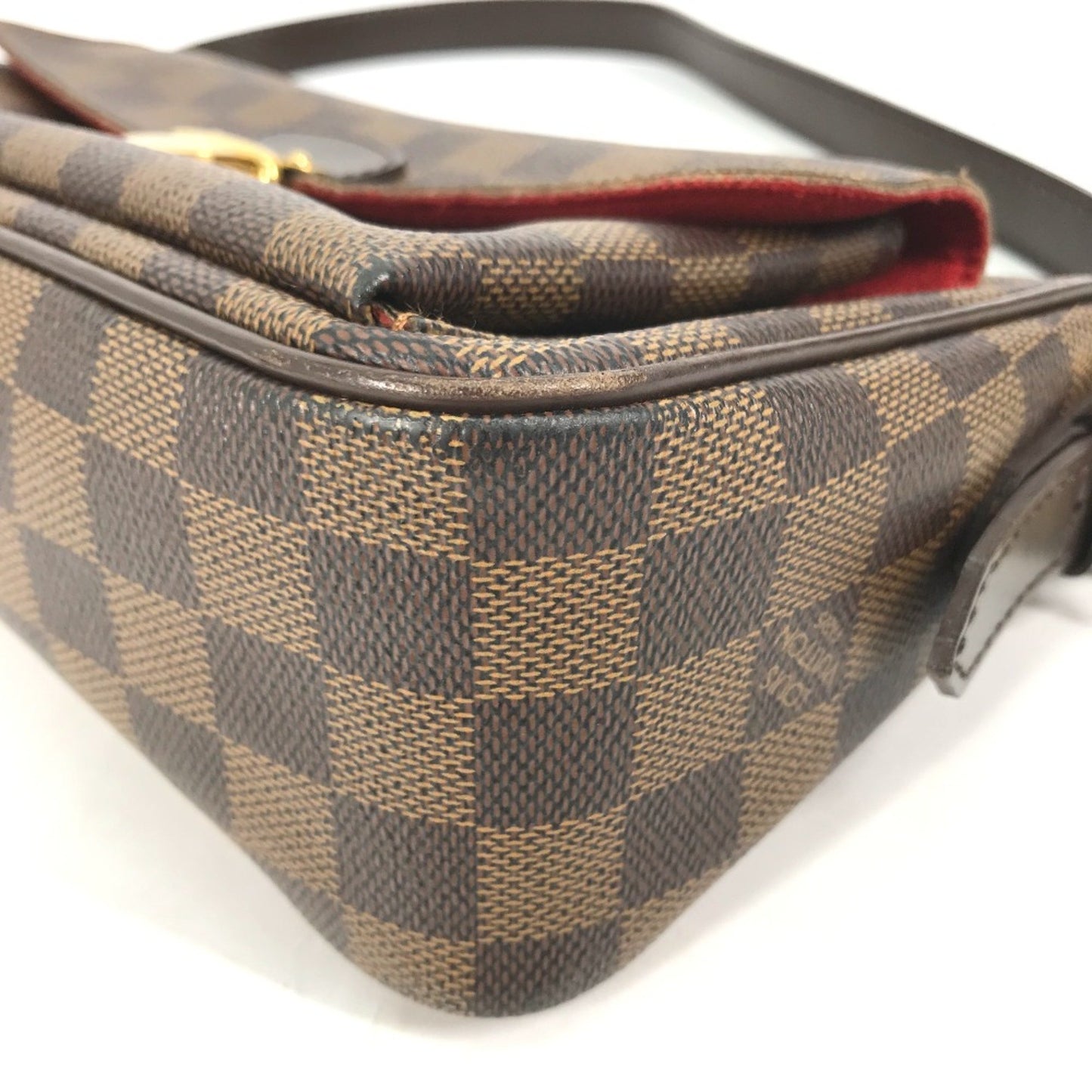 Louis Vuitton Ravello, Brown, Canvas, shoulder