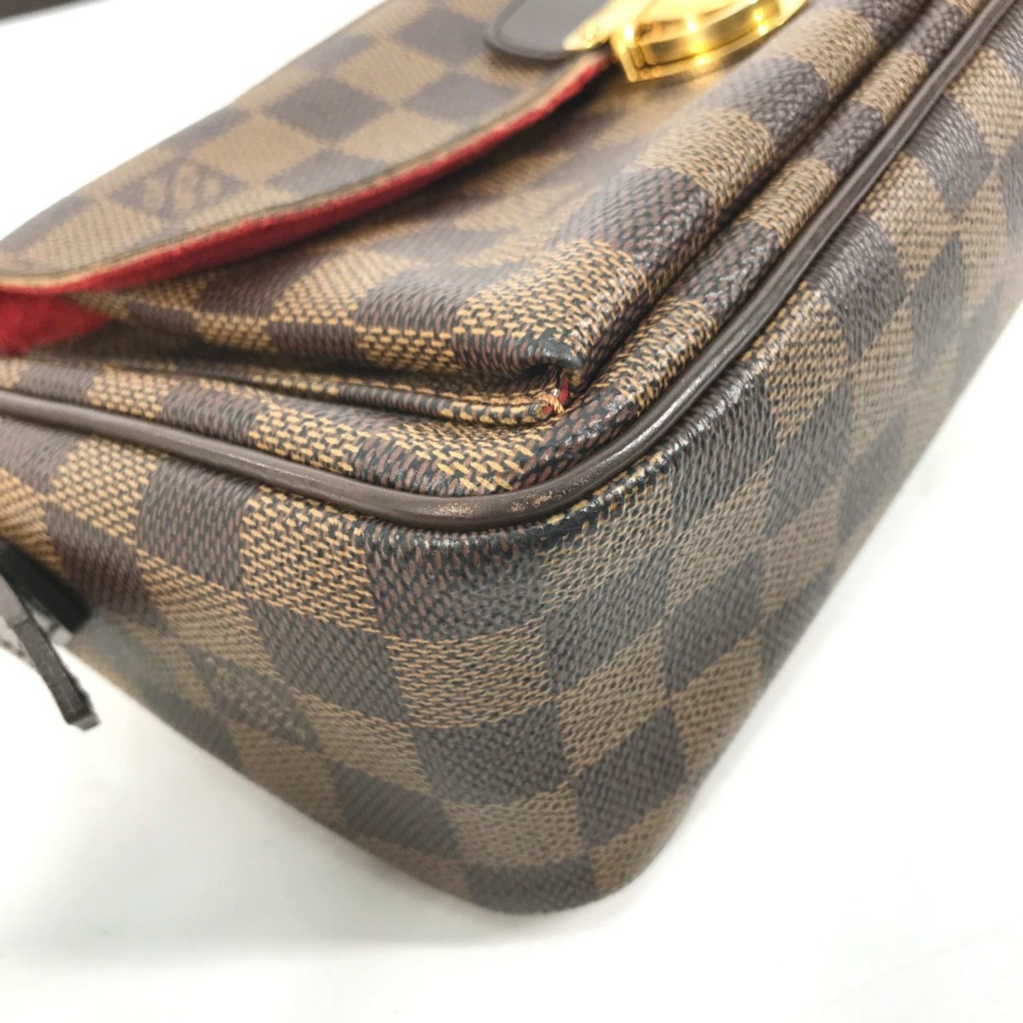 Louis Vuitton Ravello, Brown, Canvas, shoulder