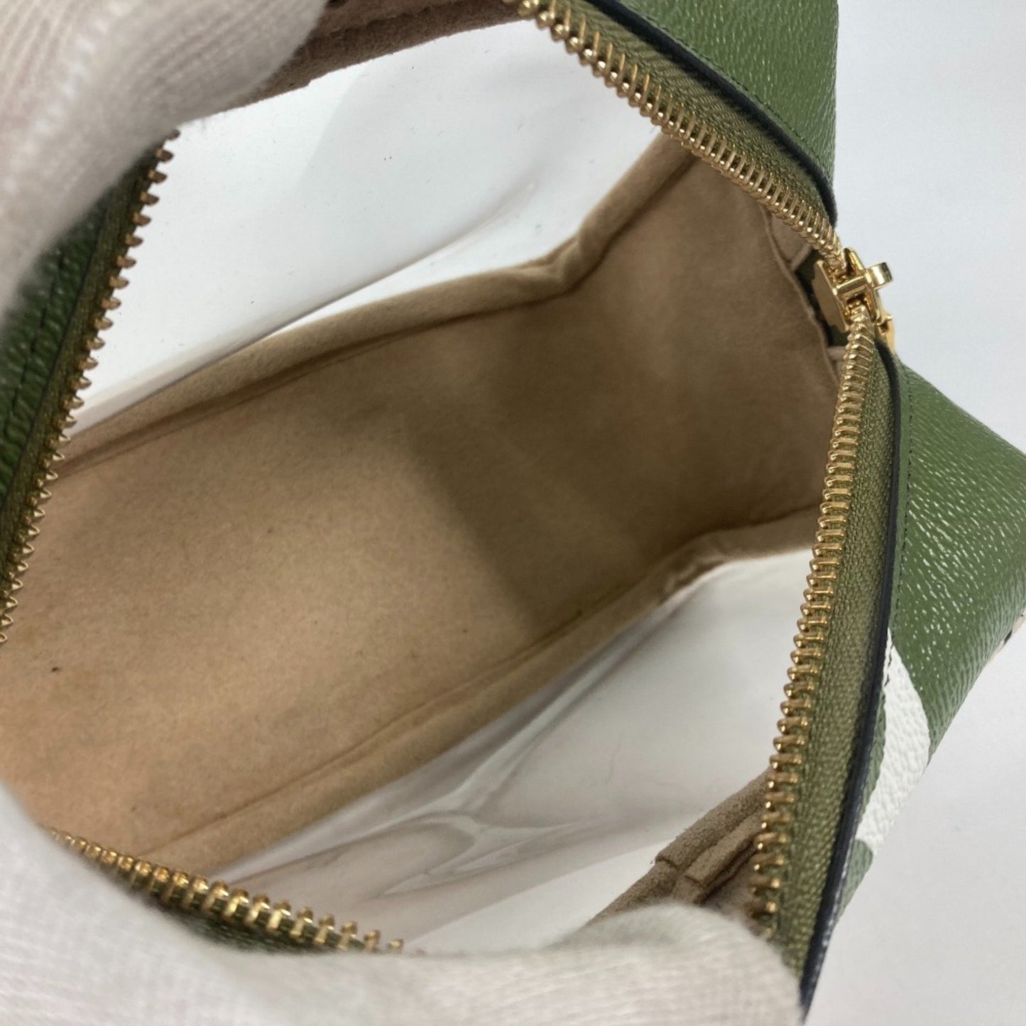 Louis Vuitton Beach Pouch, Beige, Canvas, shoulder