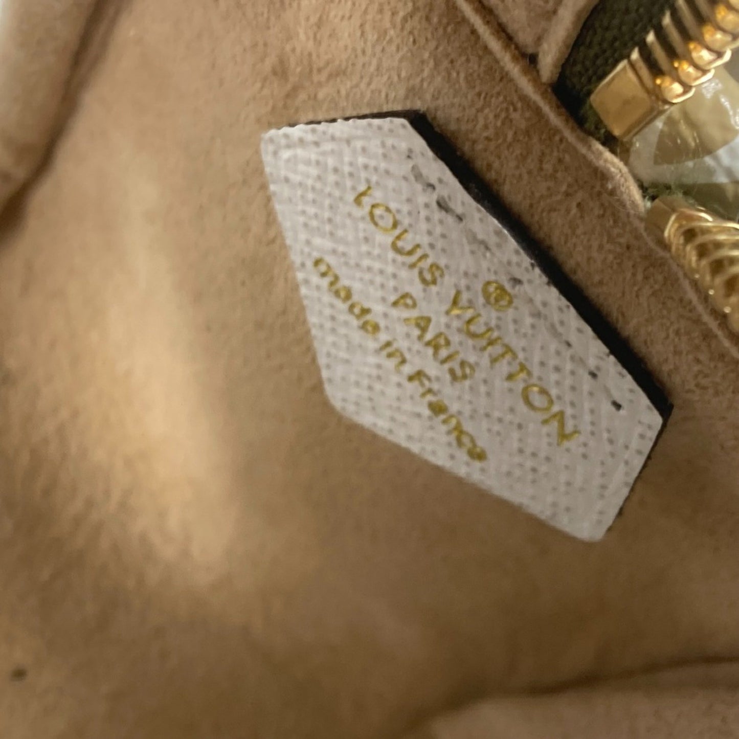 Louis Vuitton Beach Pouch, Beige, Canvas, shoulder