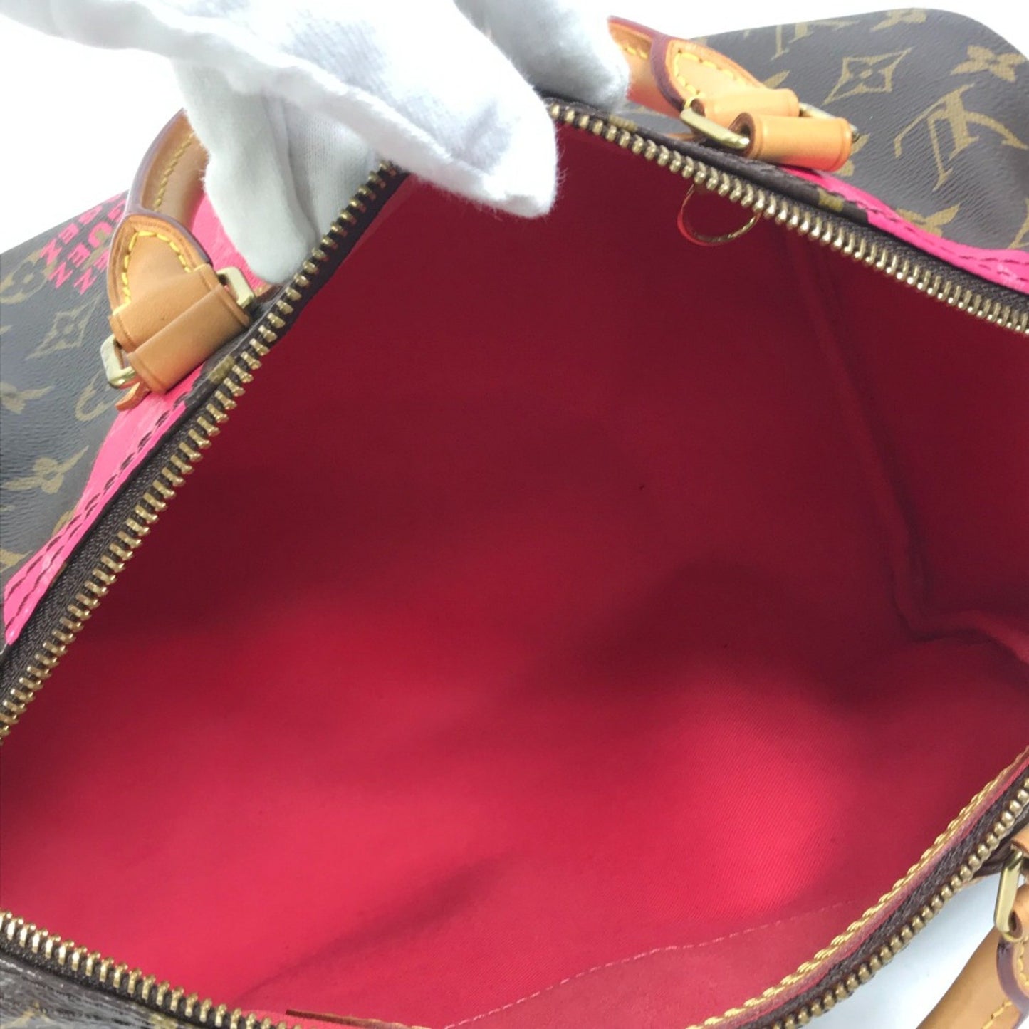 Louis Vuitton Speedy 30, Brown, Canvas, travel