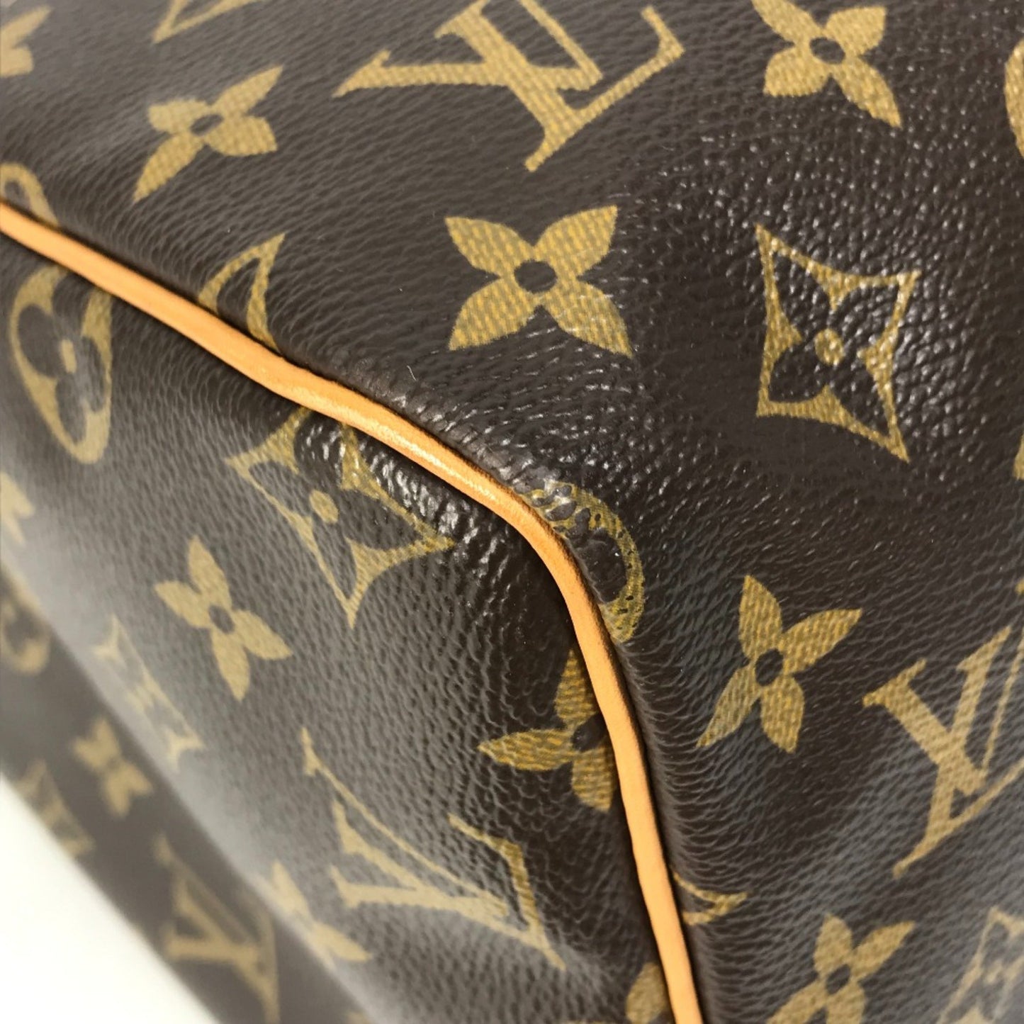 Louis Vuitton Speedy 30, Brown, Canvas, travel