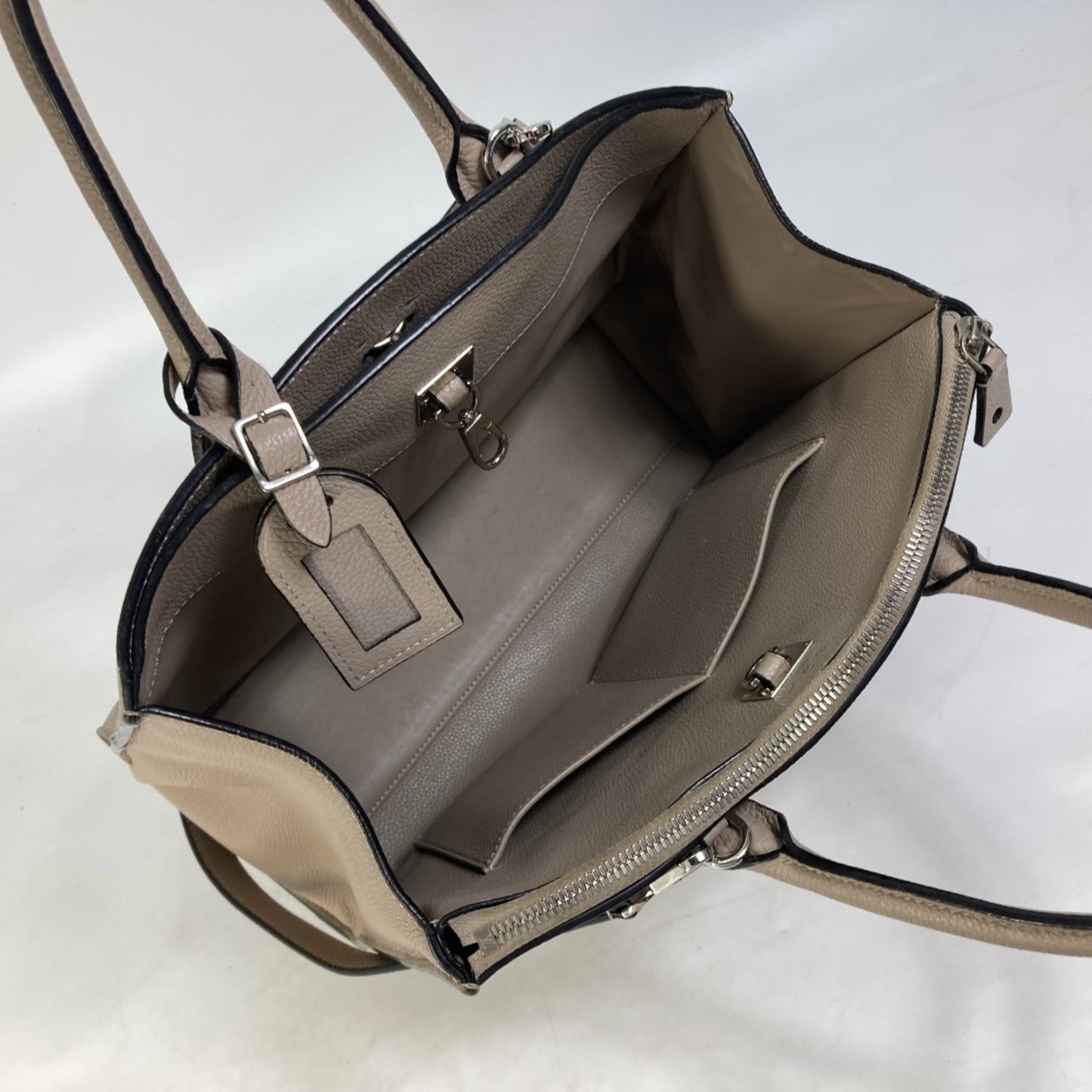 Louis Vuitton, Grey, Leather, handbag