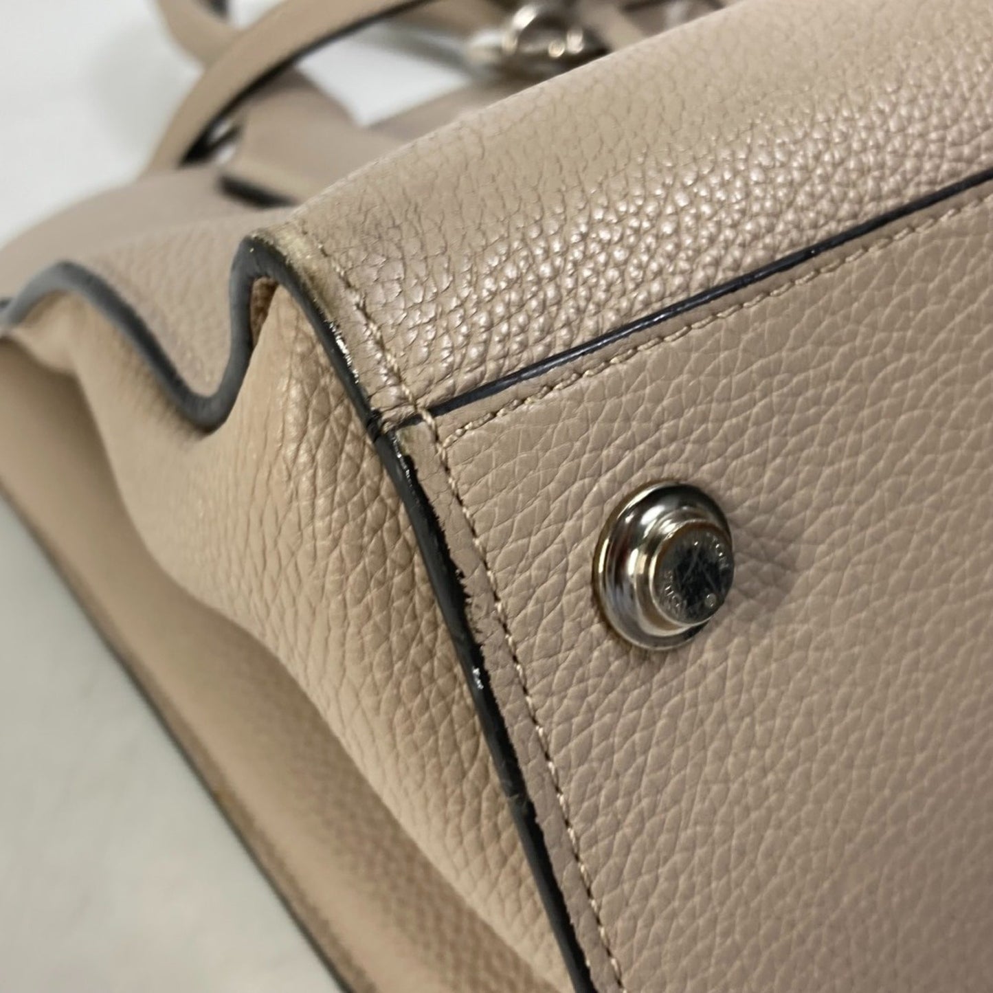Louis Vuitton, Grey, Leather, handbag