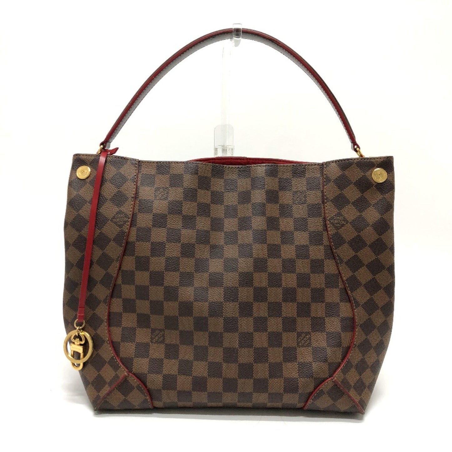 Louis Vuitton Caissa, Brown, Canvas, shoulder