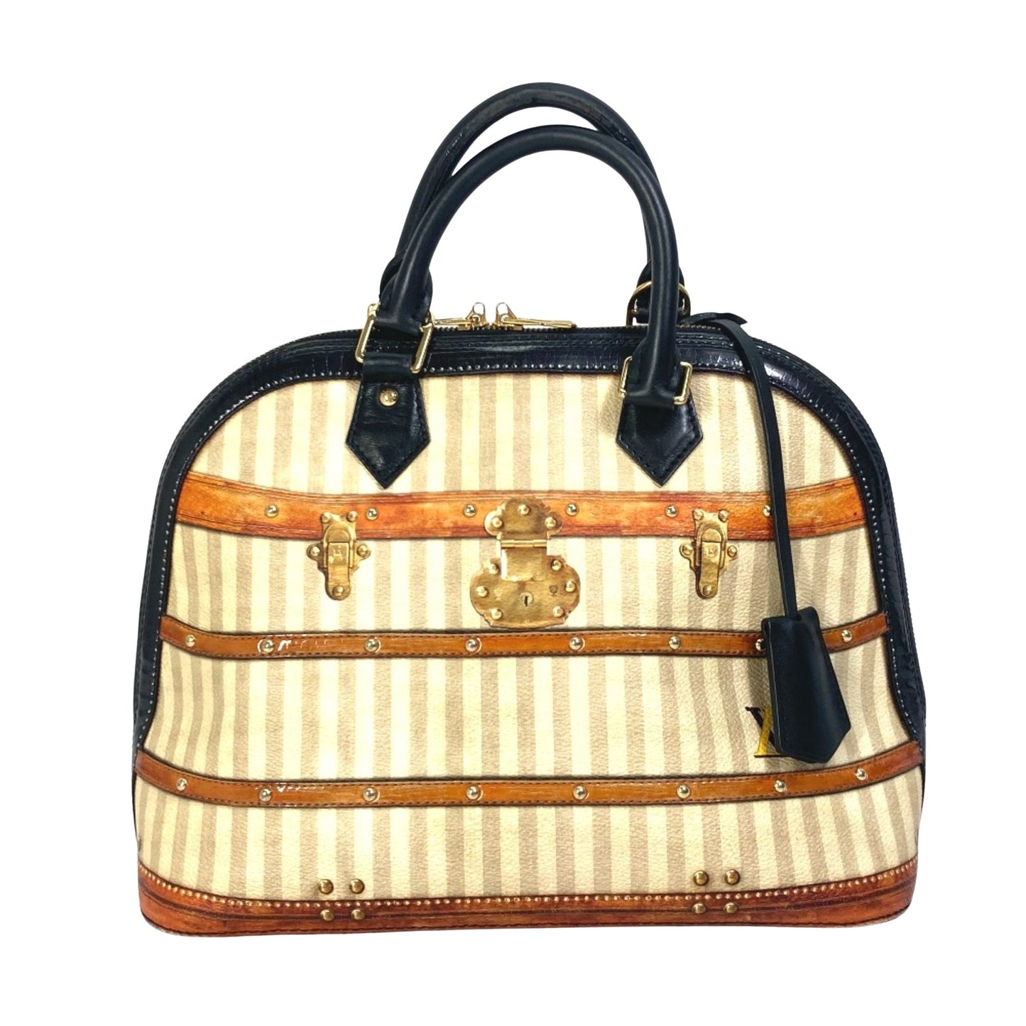 Louis Vuitton Alma, Beige, Canvas, handbag