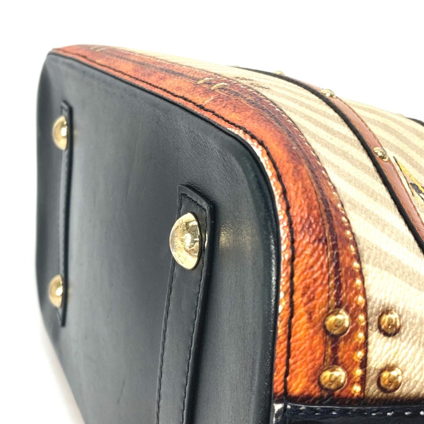 Louis Vuitton Alma, Beige, Canvas, handbag