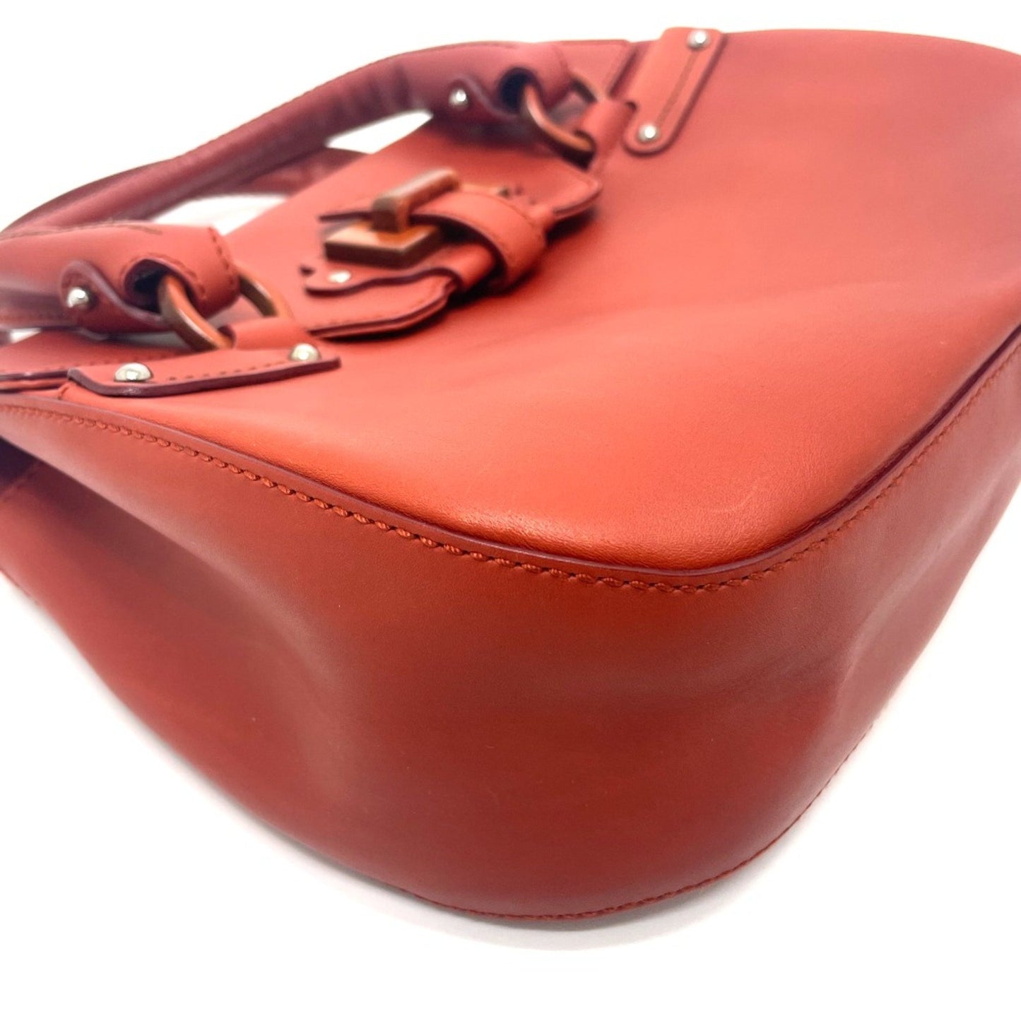 Salvatore Ferragamo, Red, Leather, handbag