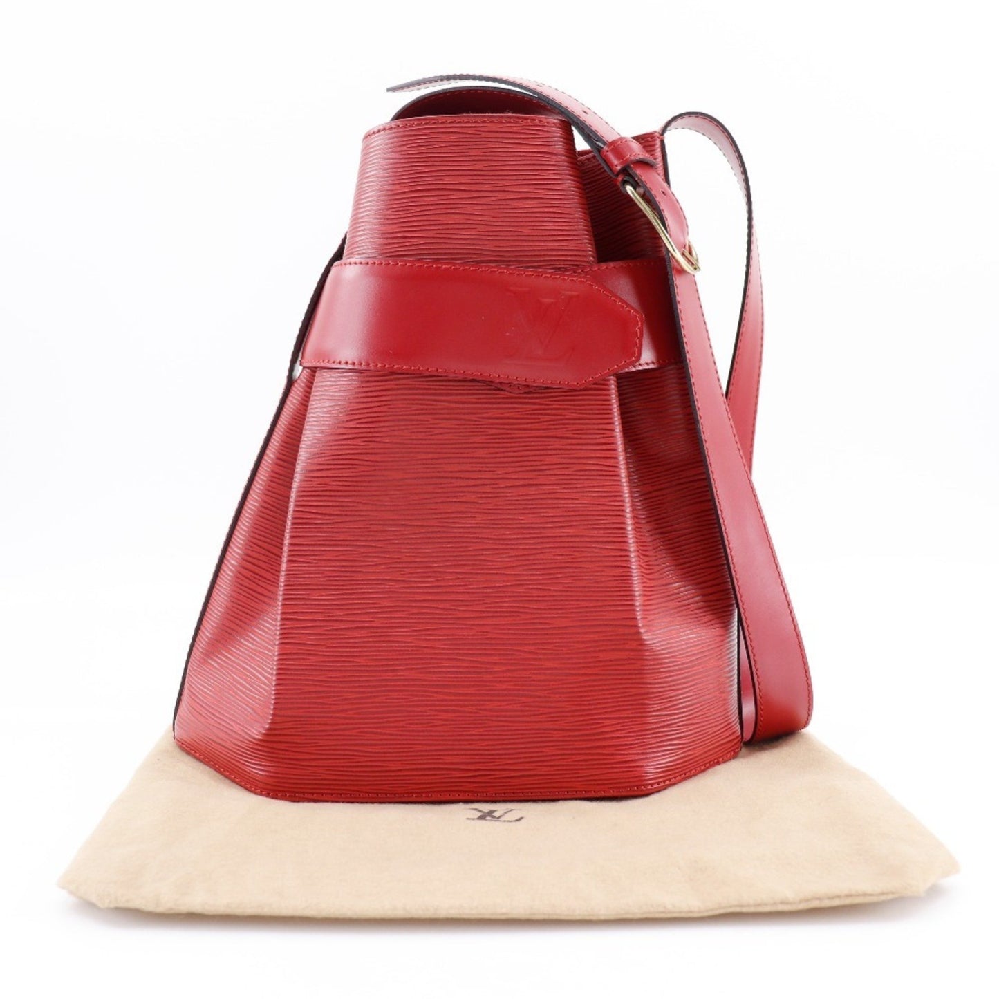 Louis Vuitton Sac d'épaule, Red, Leather, shoulder