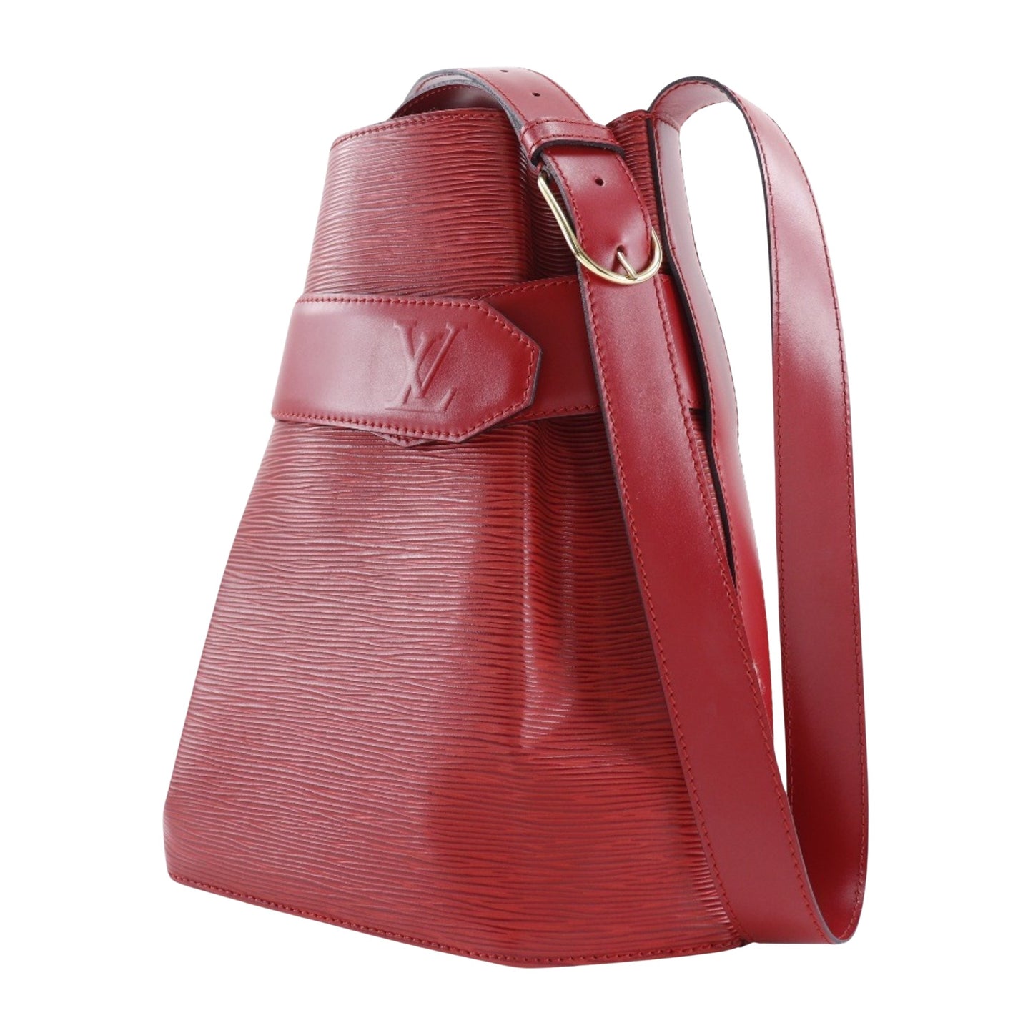 Louis Vuitton Sac d'épaule, Red, Leather, shoulder