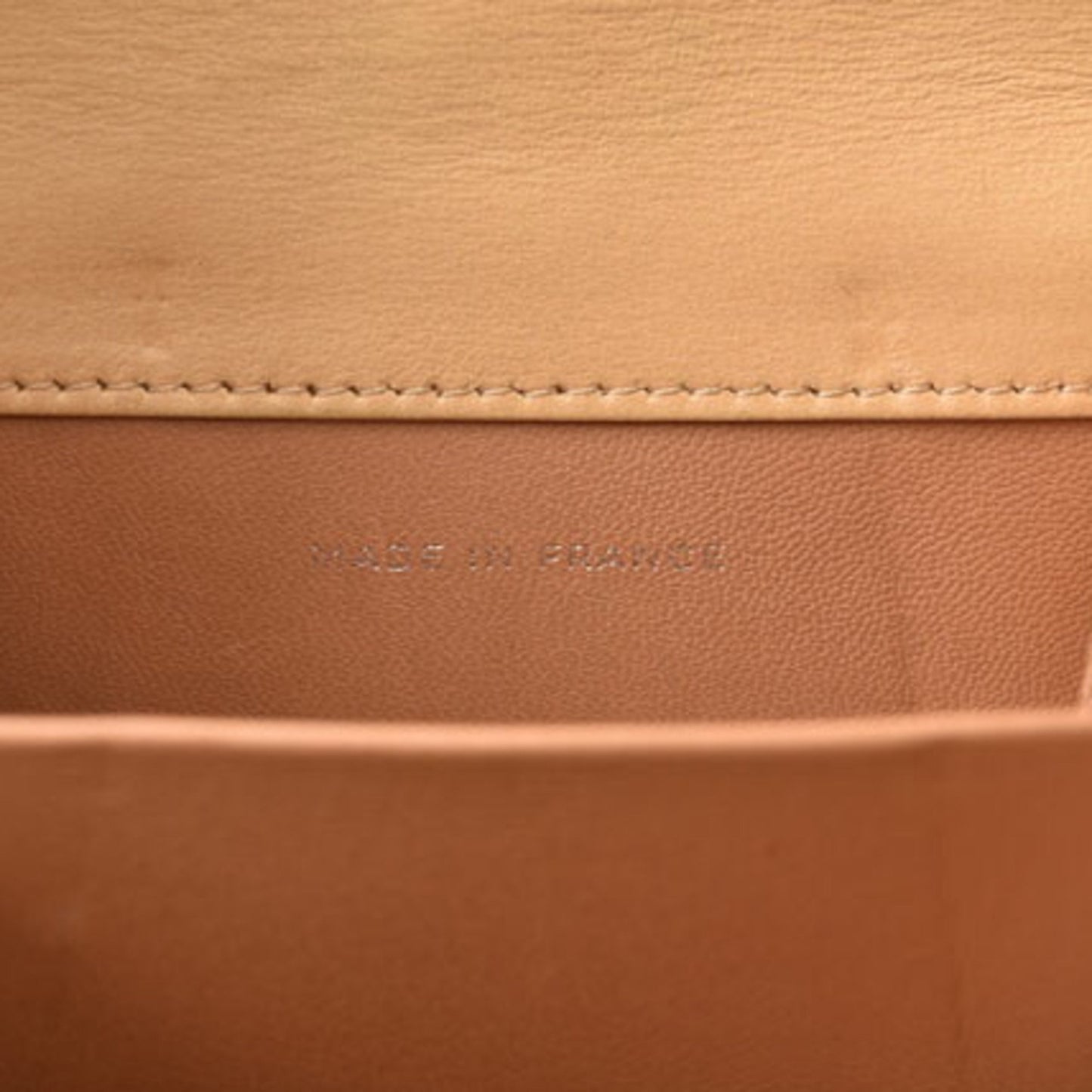 Chanel Timeless, Beige, Leather, wallet
