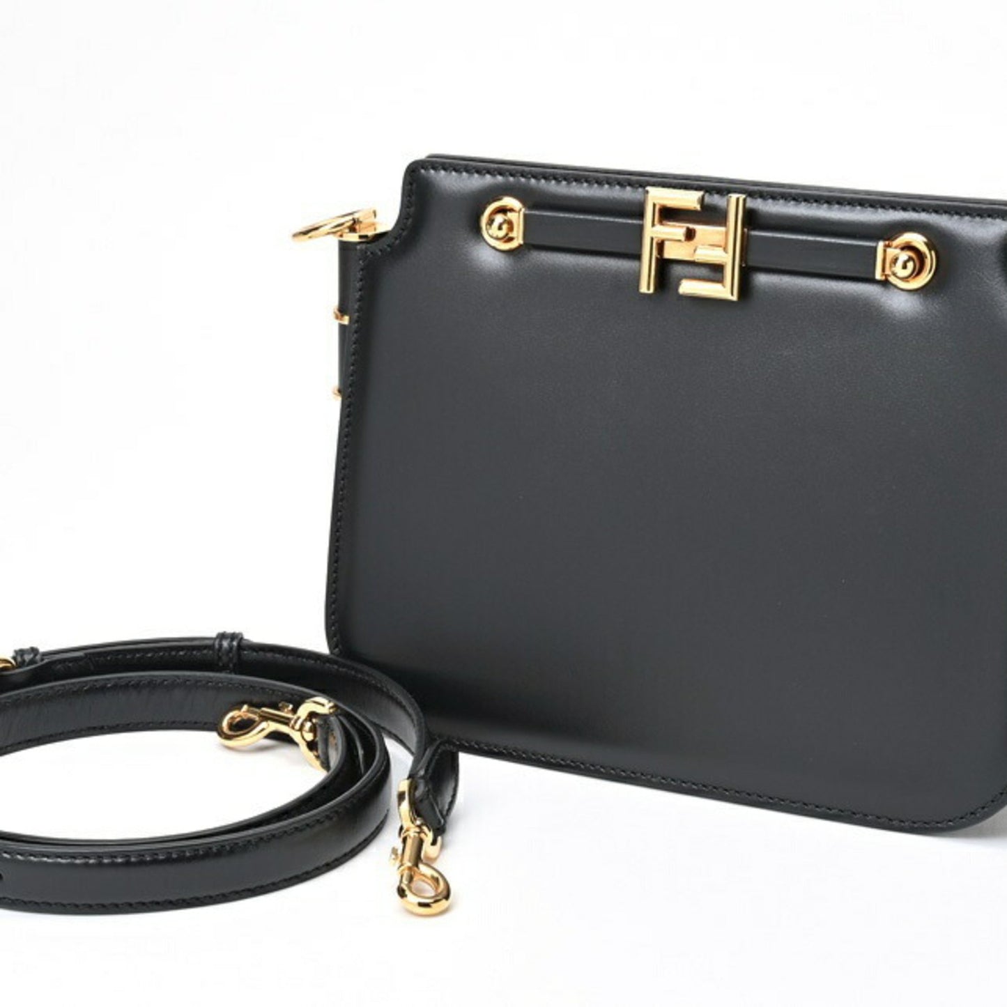 Fendi --, Black, Leather, shoulder