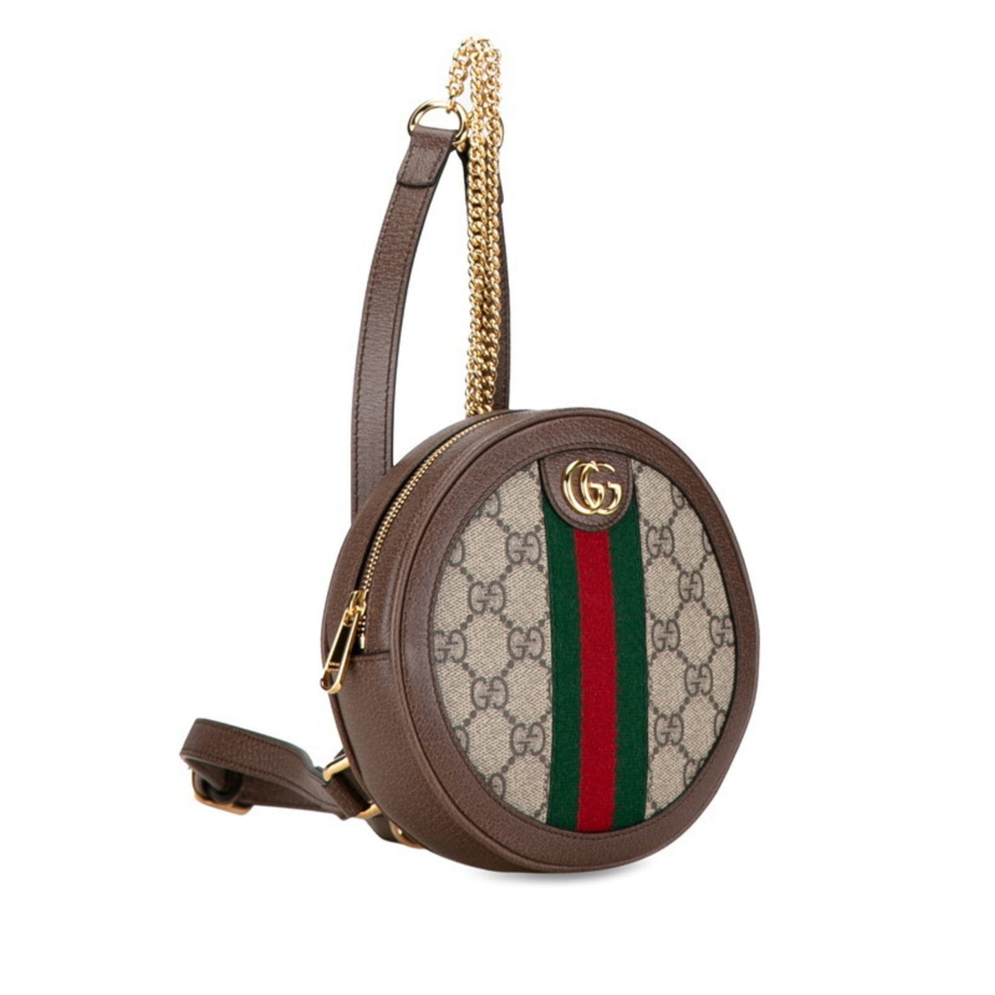 Gucci Ophidia, Beige, Canvas, backpack