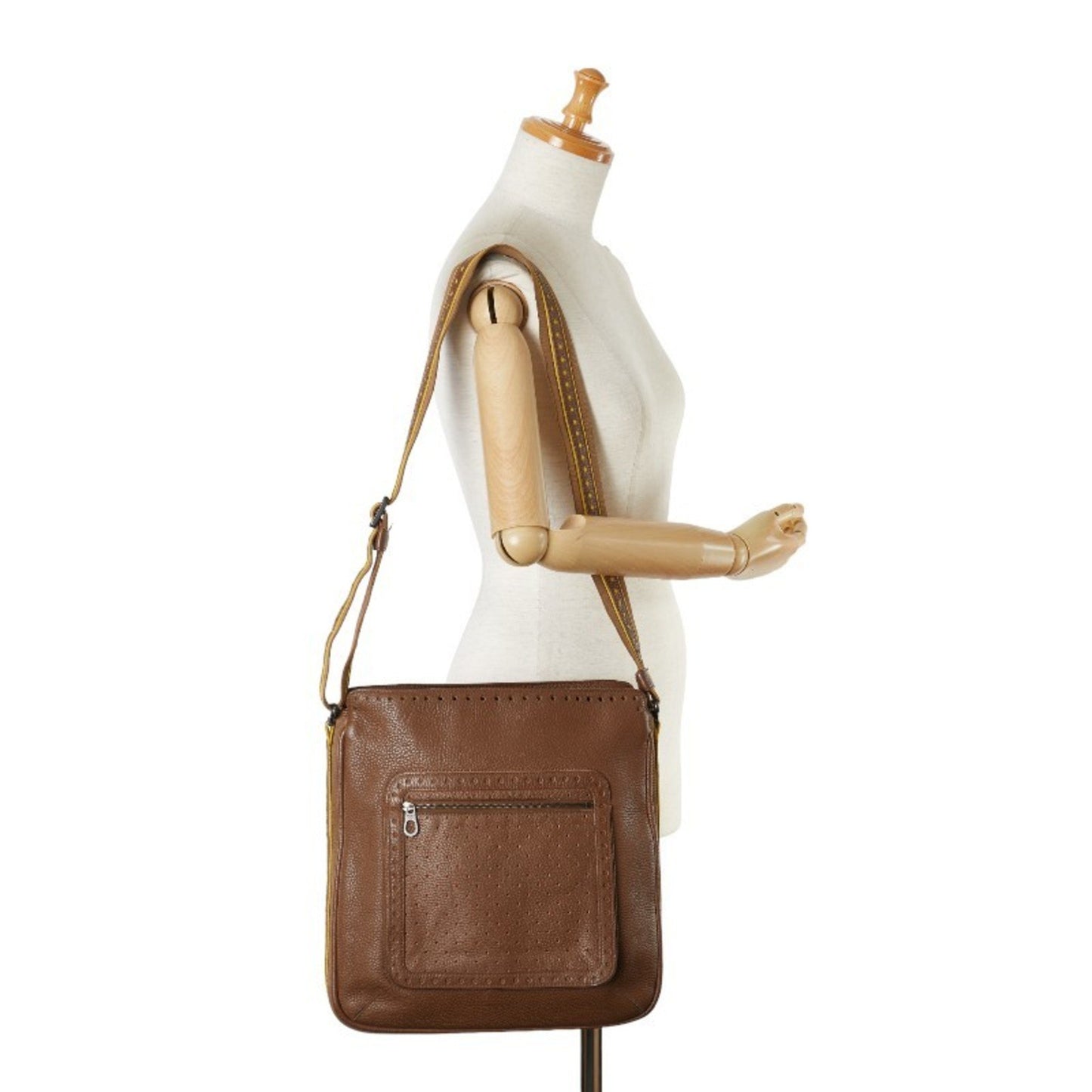 Bottega Veneta, Brown, Leather, shoulder