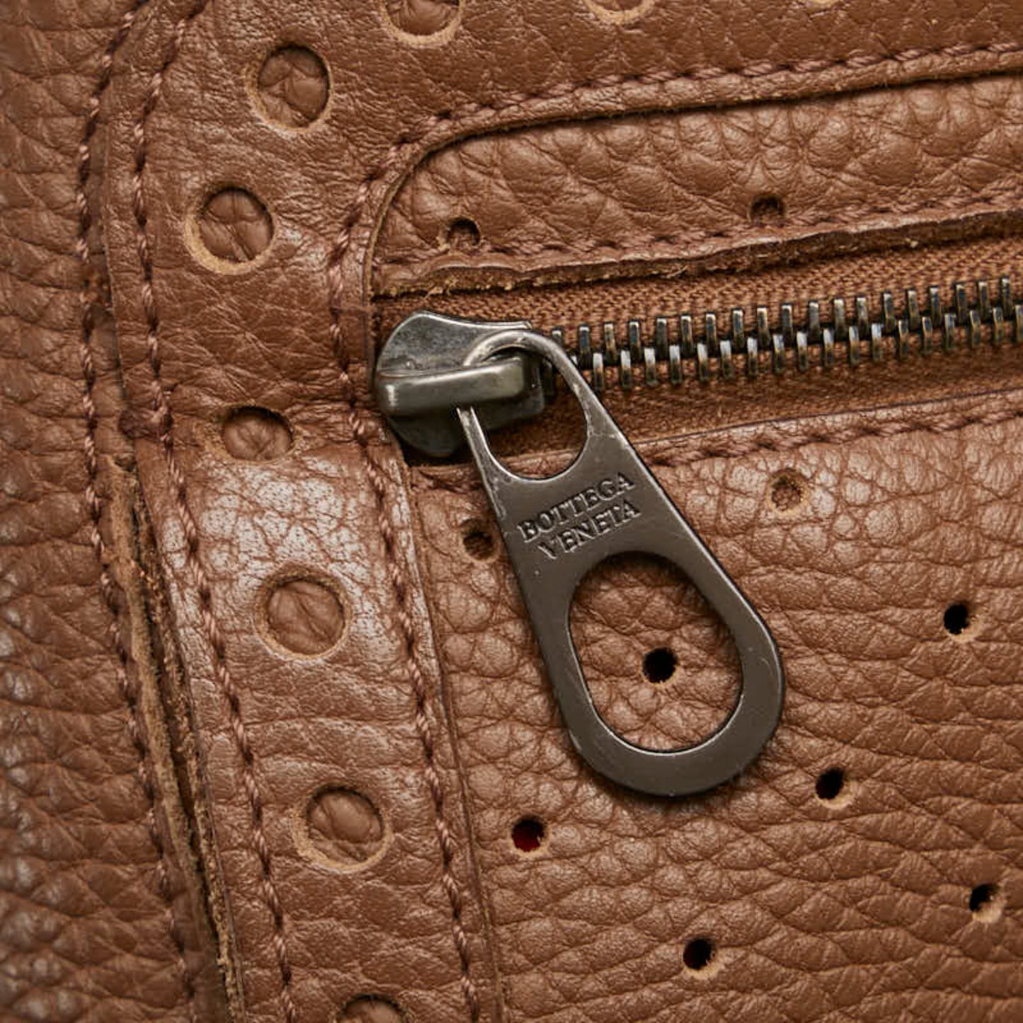 Bottega Veneta, Brown, Leather, shoulder