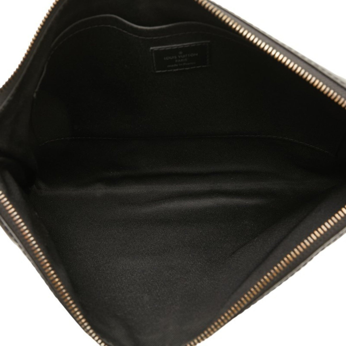 Louis Vuitton Discovery, Black, Canvas, clutch
