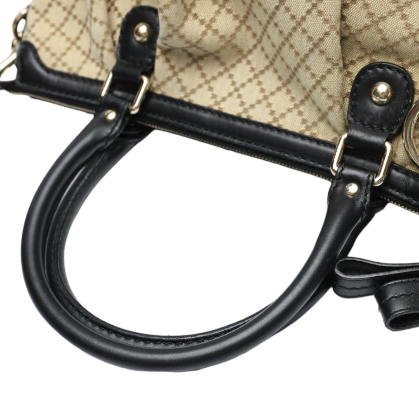 Gucci Sukey, Beige, Canvas, shoulder