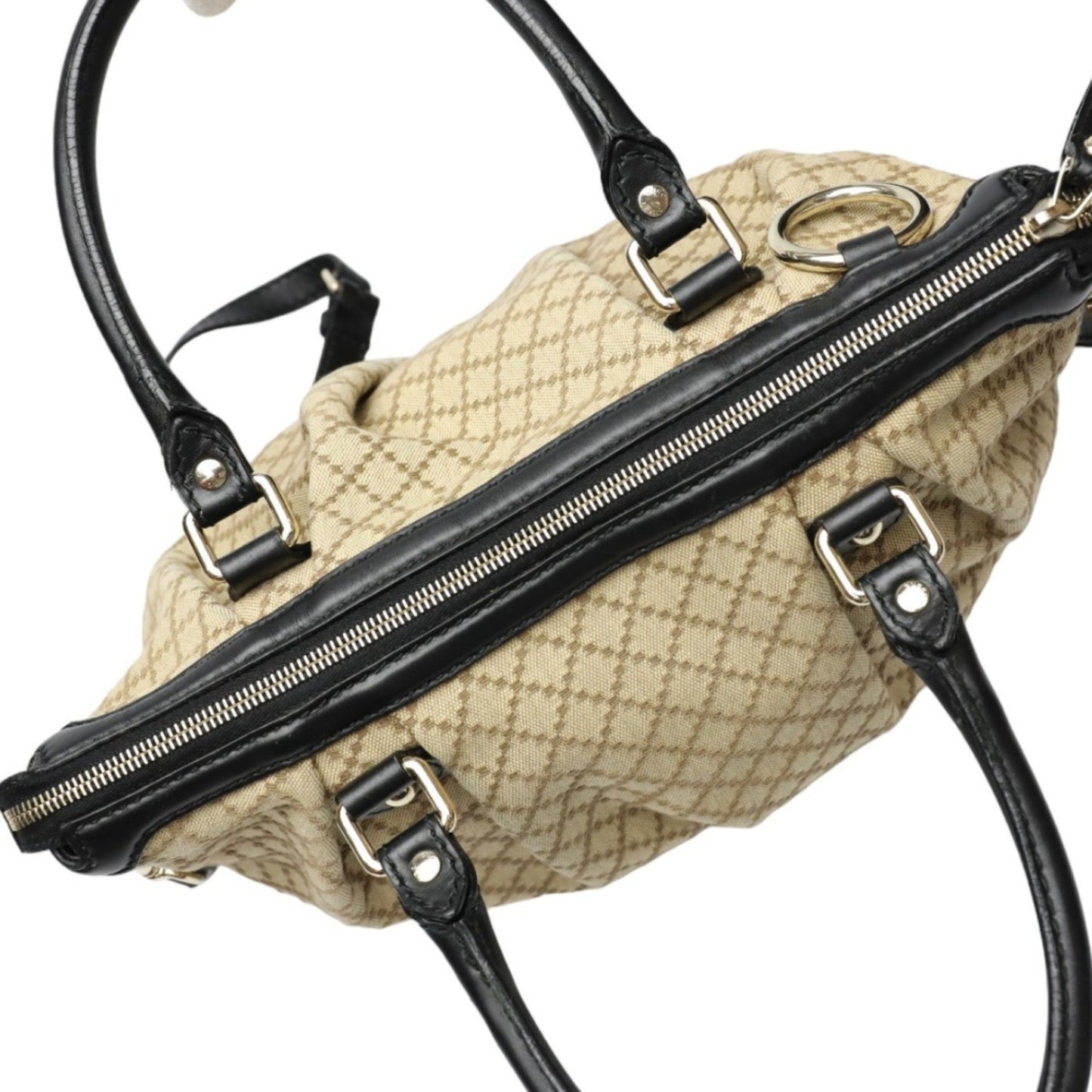 Gucci Sukey, Beige, Canvas, shoulder