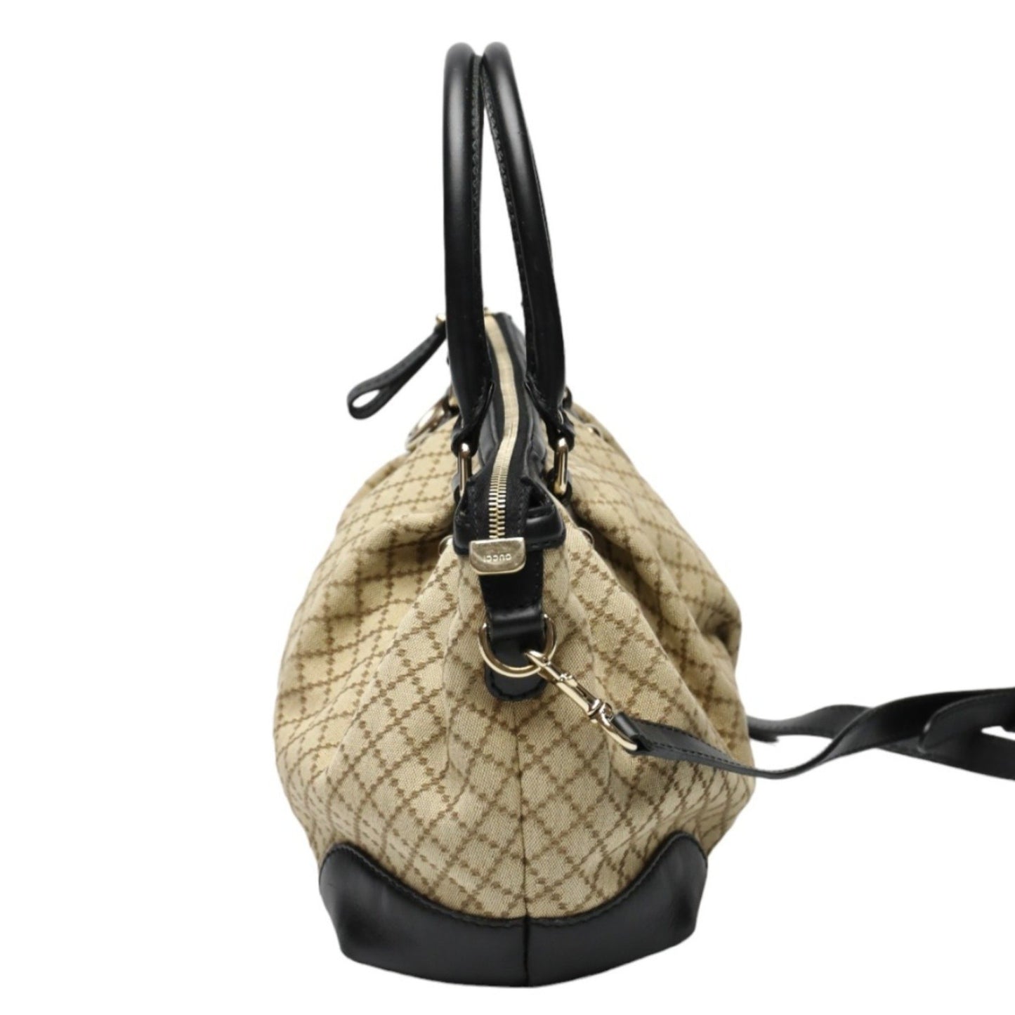 Gucci Sukey, Beige, Canvas, shoulder
