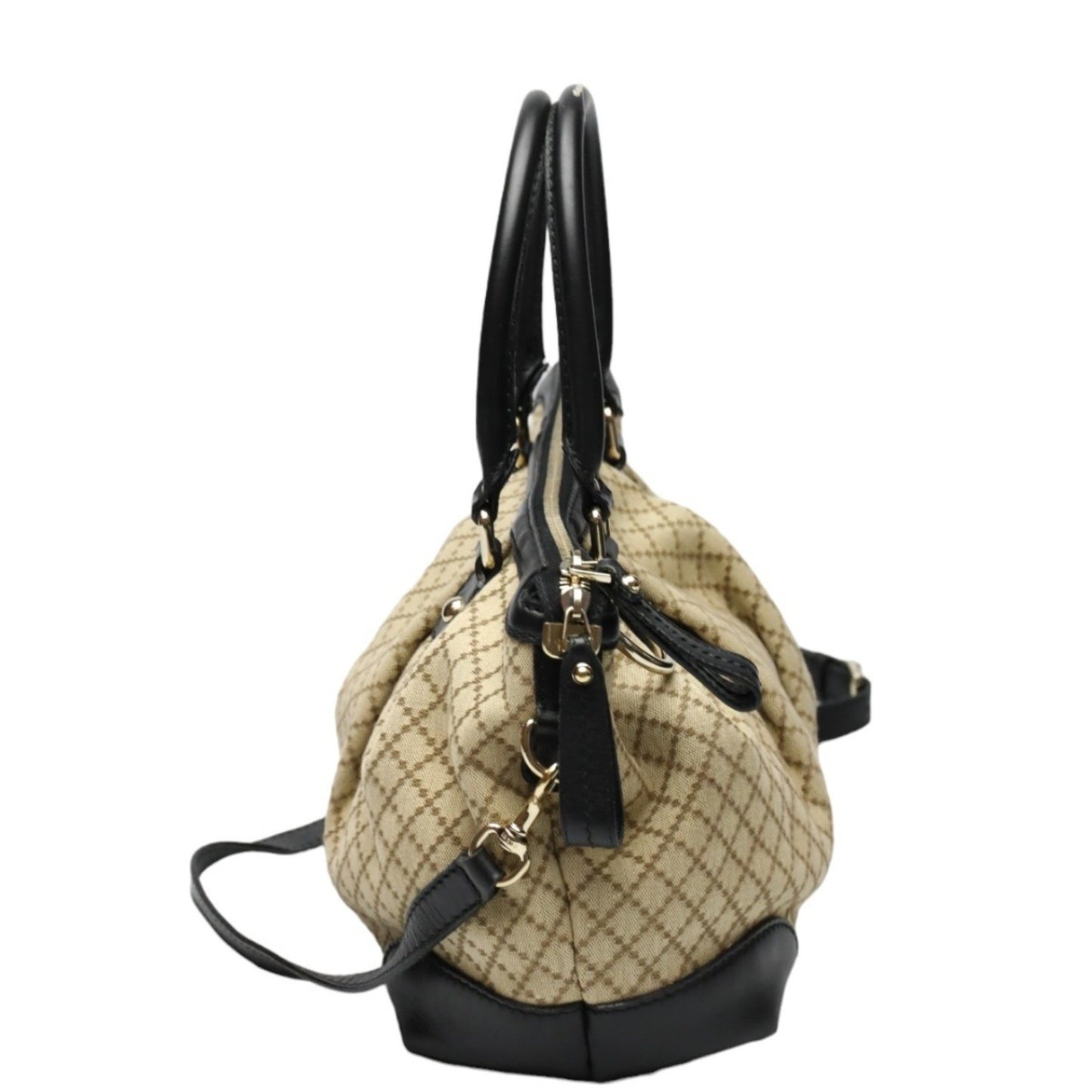 Gucci Sukey, Beige, Canvas, shoulder
