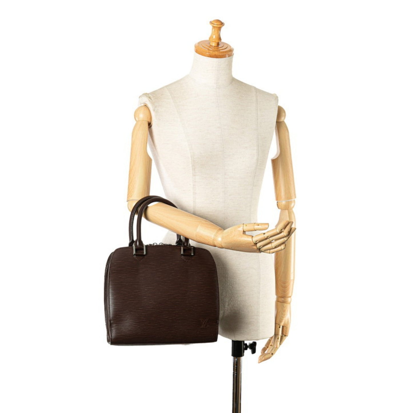 Louis Vuitton Pont Neuf, Brown, Leather, handbag